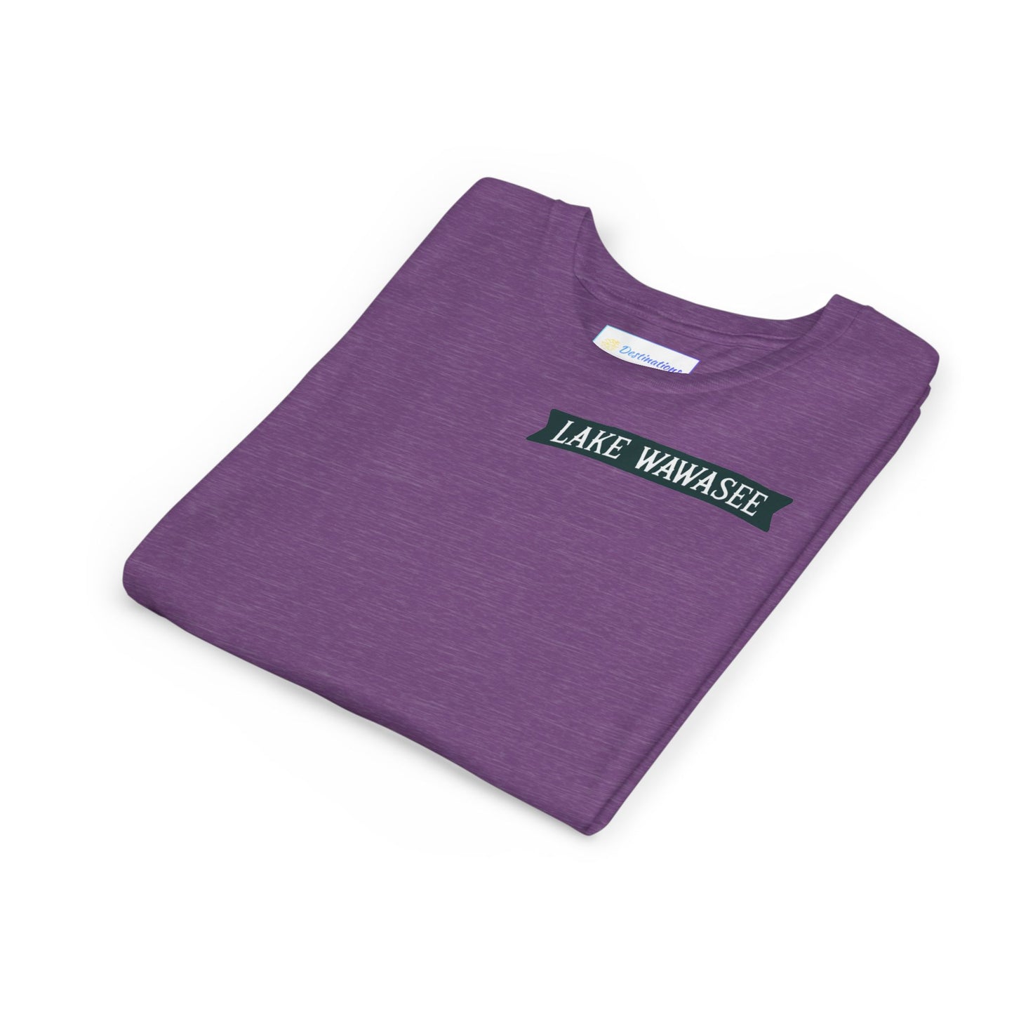 Vintage Lake Wawasee Unisex Youth Short Sleeve Tee