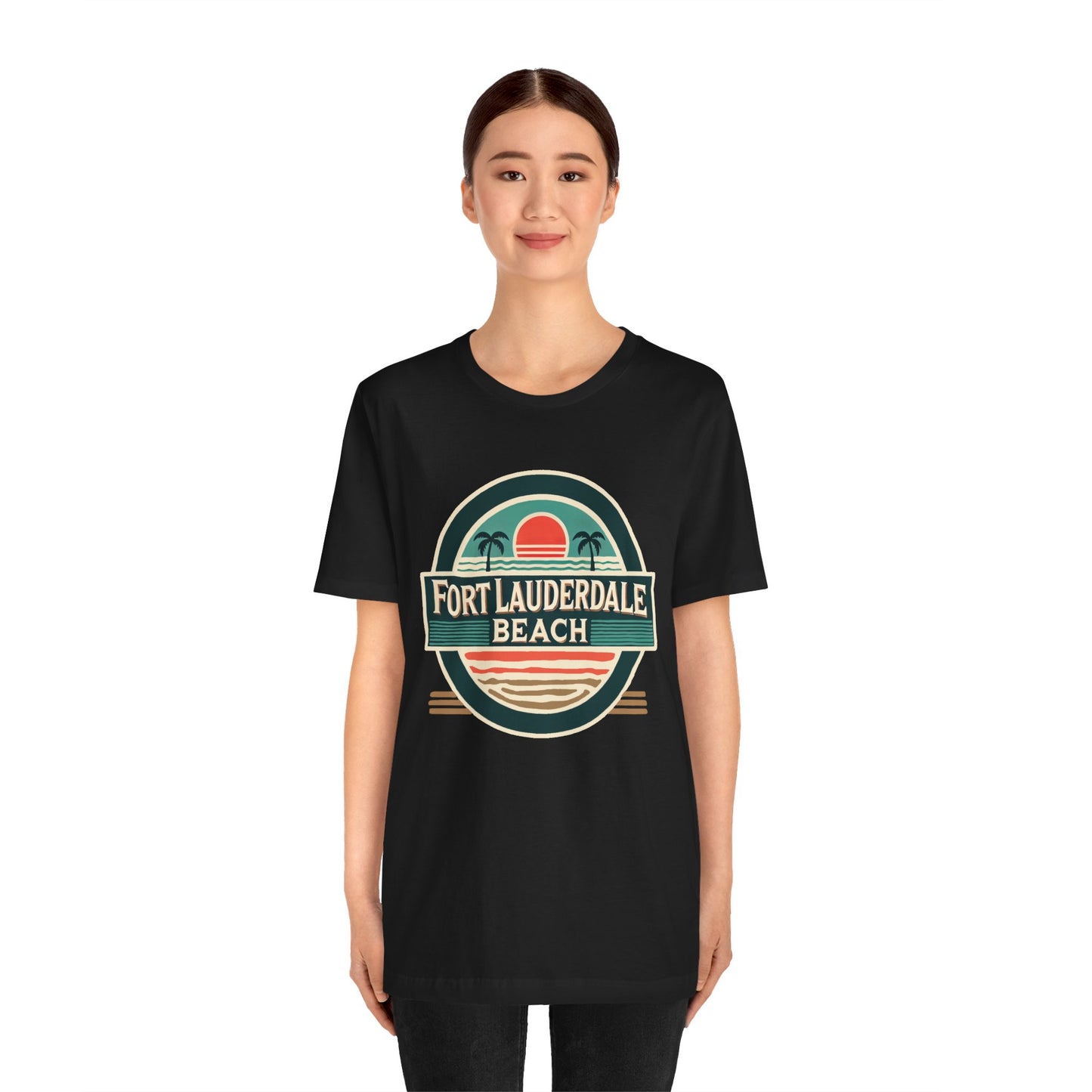 Vintage Fort Lauderdale Unisex Jersey Short Sleeve Tee