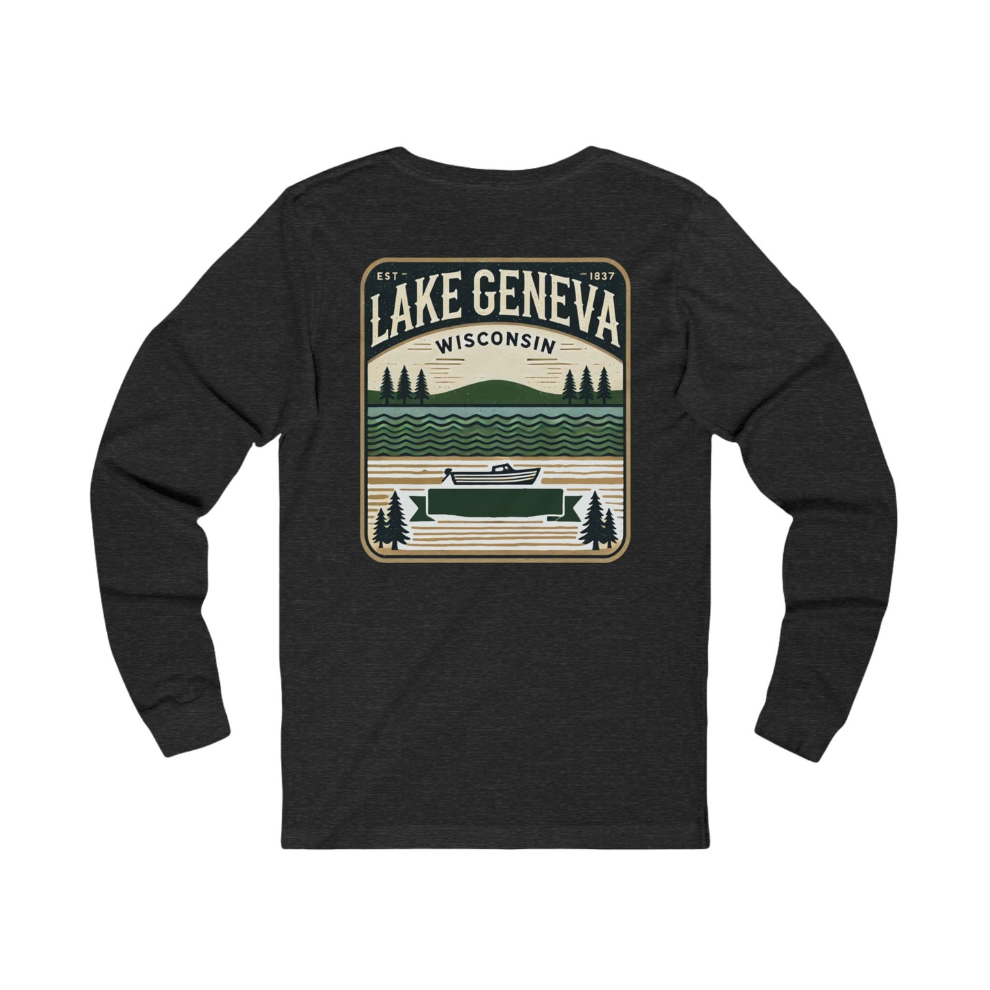 Vintage Lake Geneva Unisex Jersey Long Sleeve Tee