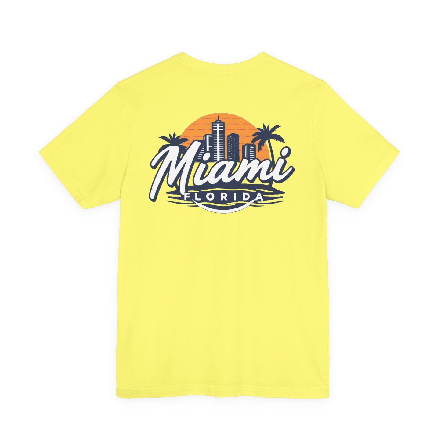 Retro Miami Unisex Jersey Short Sleeve Tee