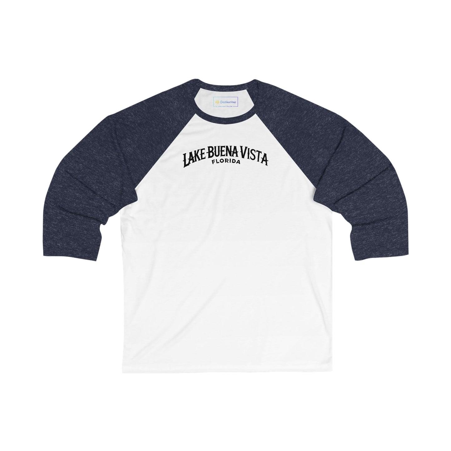 Adventurous Lake Buena Vista Men's 3/4 Sleeve Baseball Tee
