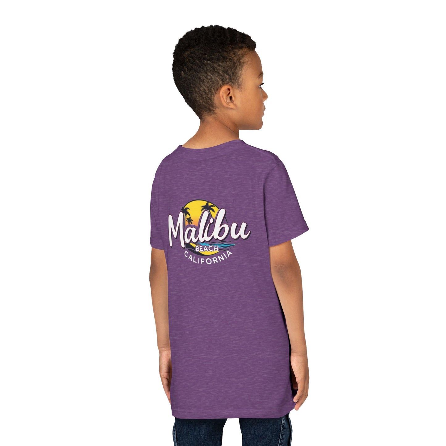 Retro Malibu Unisex Youth Short Sleeve Tee