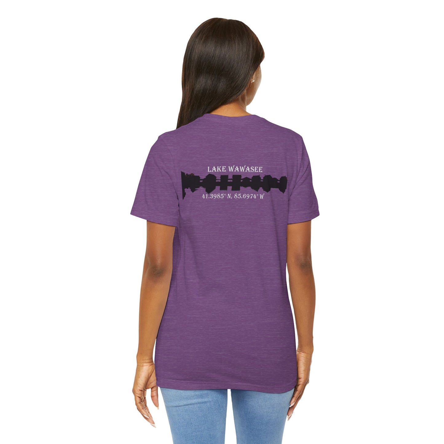 Latitudes Lake Wawasee Unisex Jersey Short Sleeve Tee