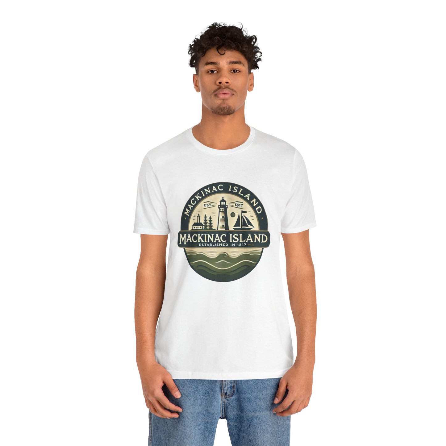 Vintage Mackinac Island Unisex Jersey Short Sleeve Tee