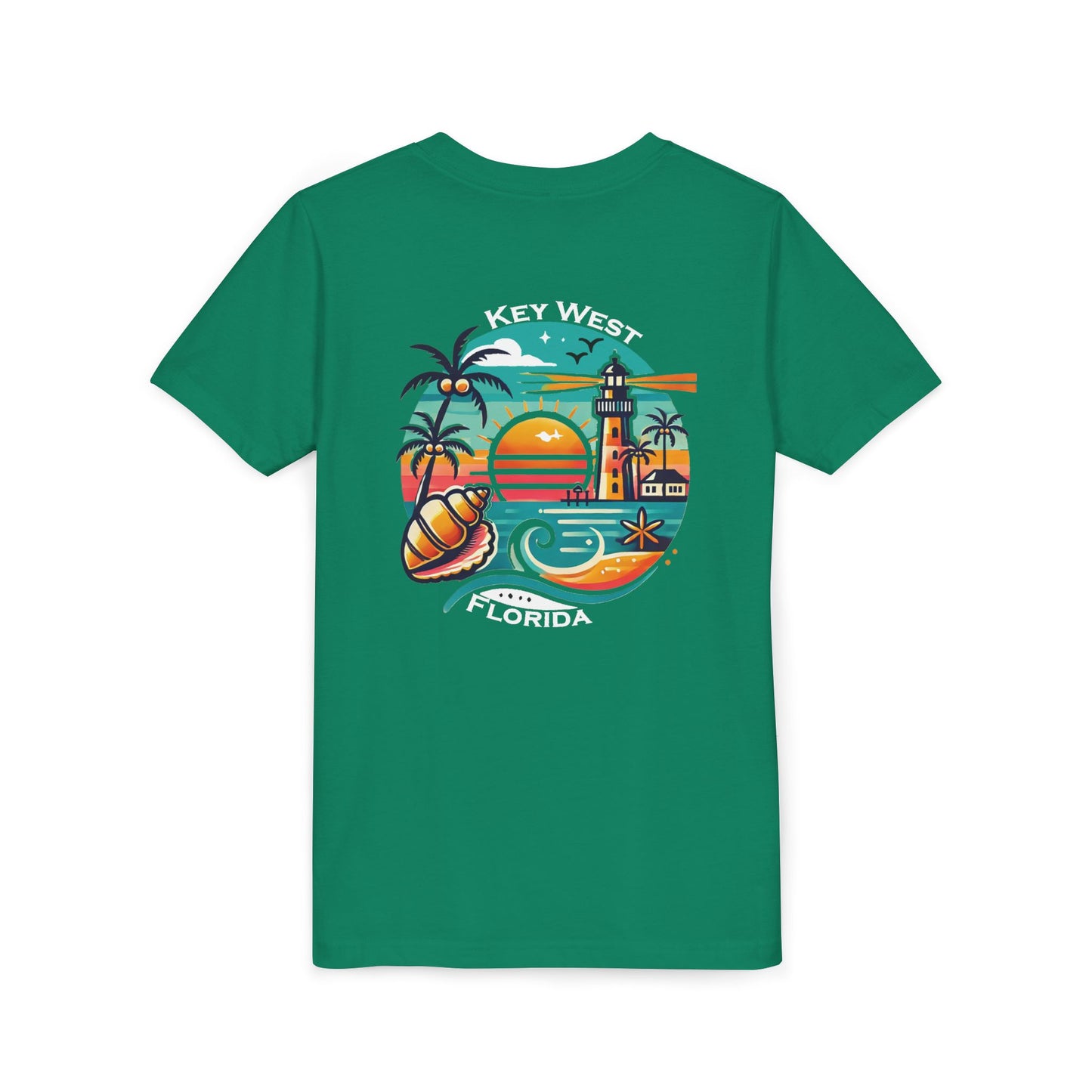 Vibrant Key West Youth Short Sleeve Tee