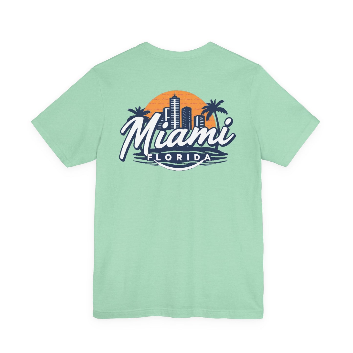 Retro Miami Unisex Jersey Short Sleeve Tee