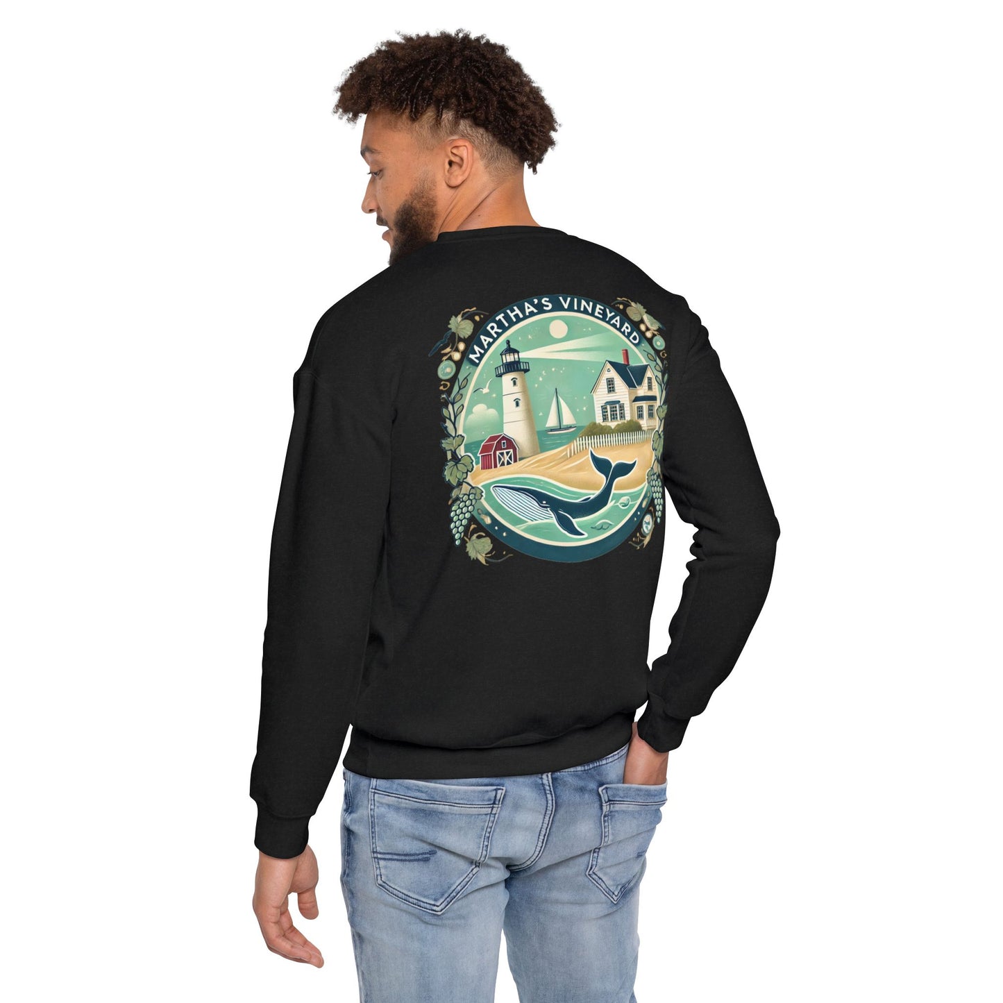 Vintage Martha's Vineyard Unisex Drop Shoulder Sweatshirt