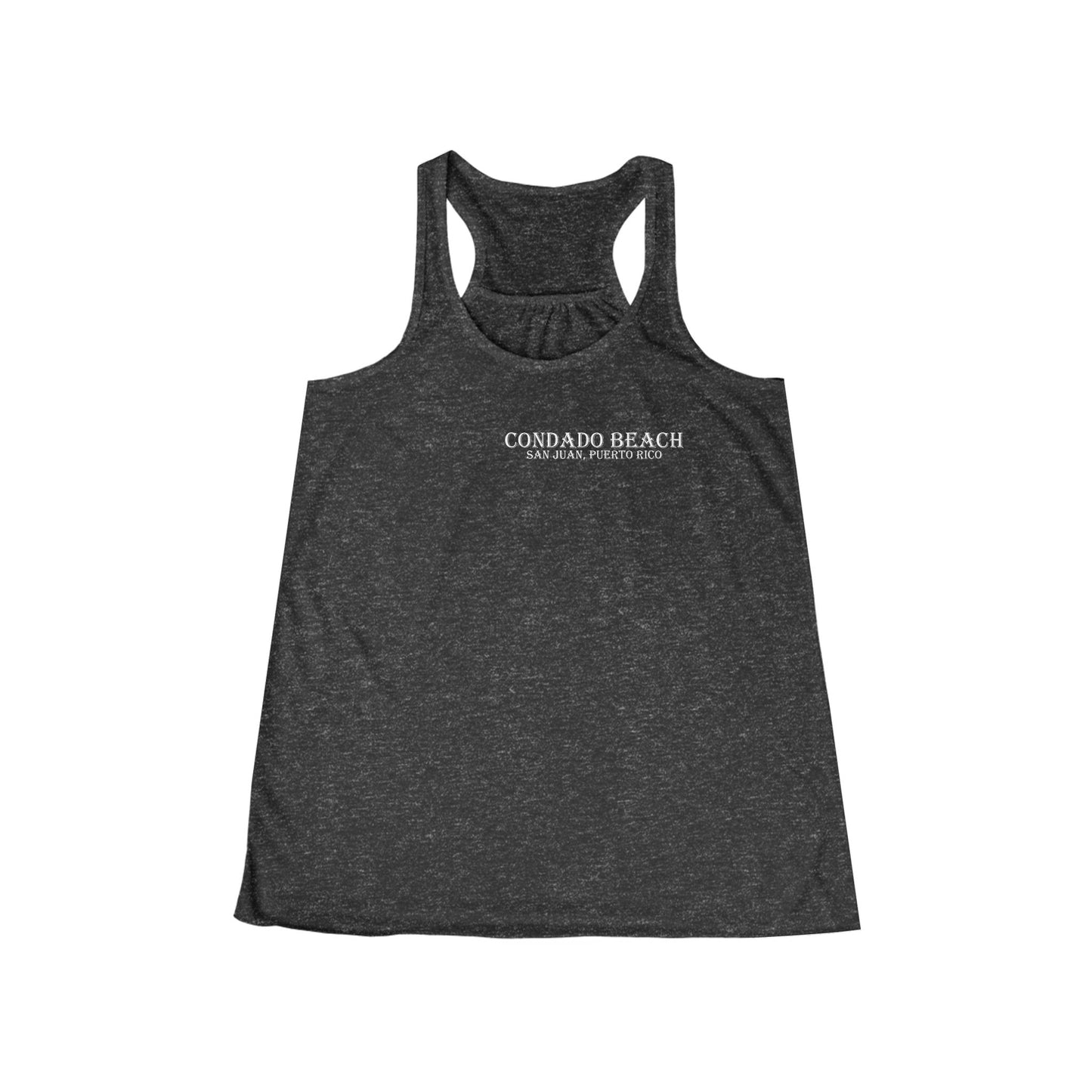Coastal Vibes Condado Beach Women's Flowy Racerback Tank