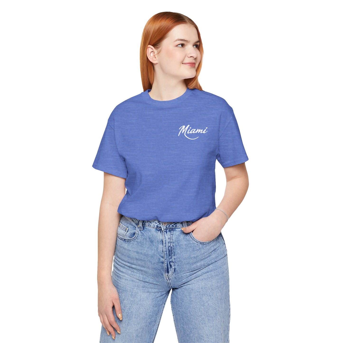 Retro Miami Unisex Jersey Short Sleeve Tee