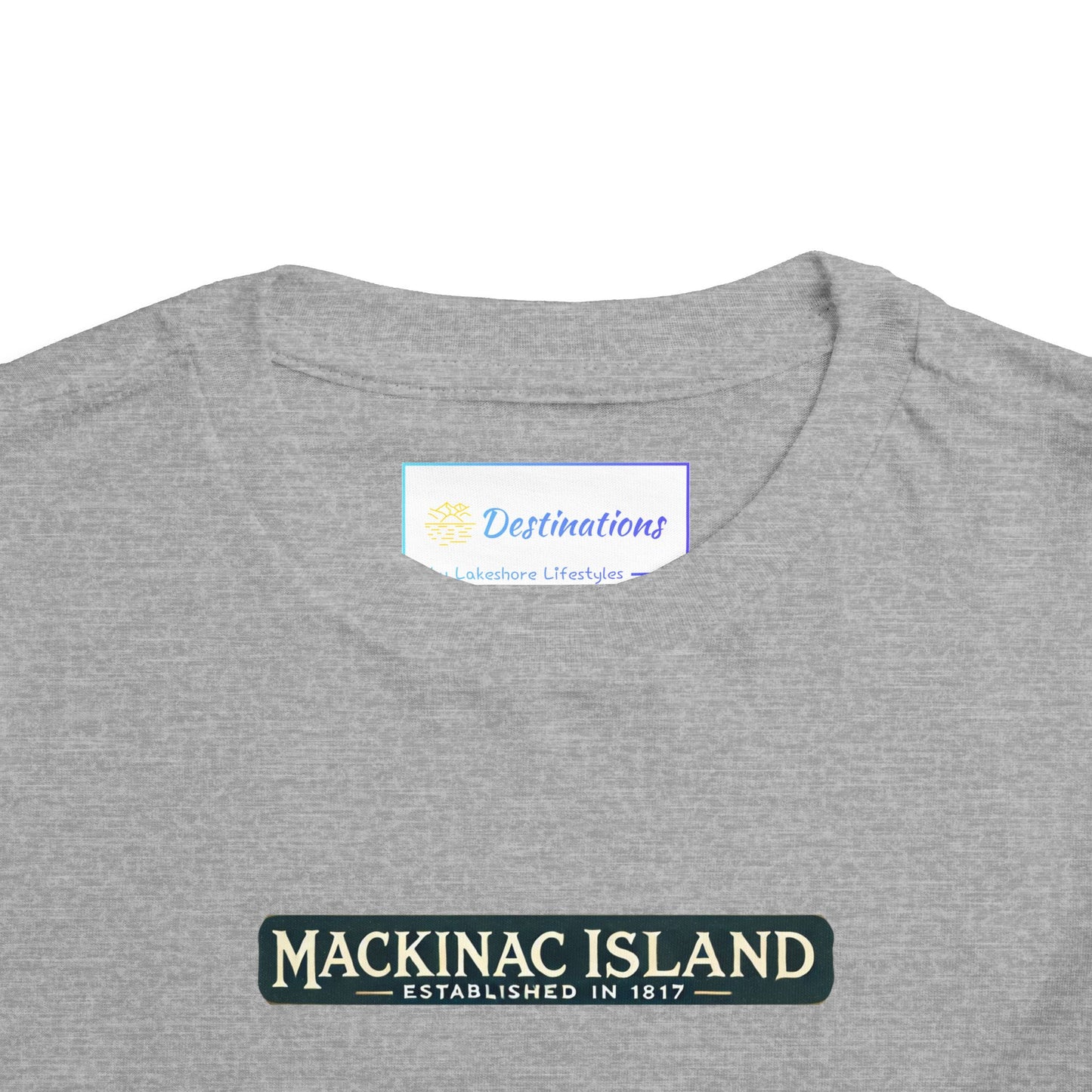 Vintage Mackinac Island Unisex Toddler Short Sleeve Tee