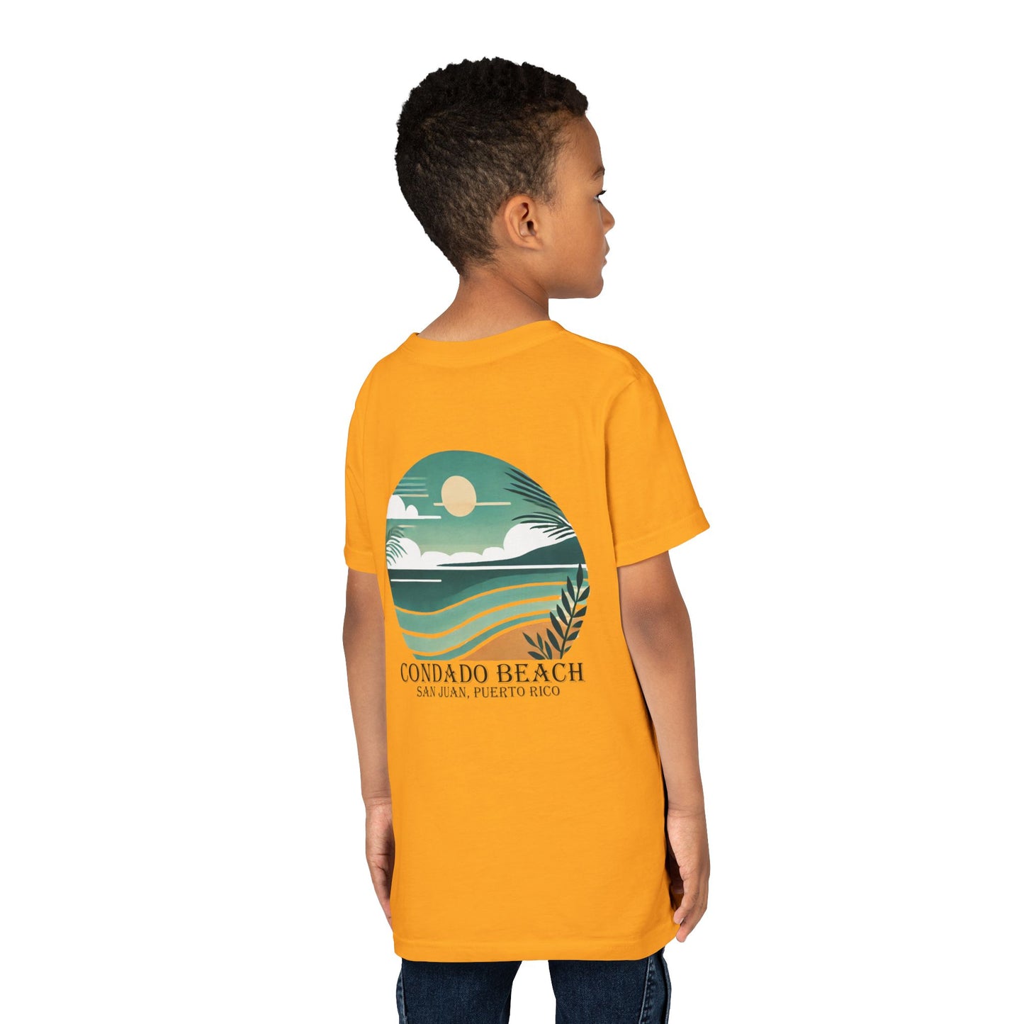 Coastal Vibes Condado Beach Unisex Youth Short Sleeve Tee