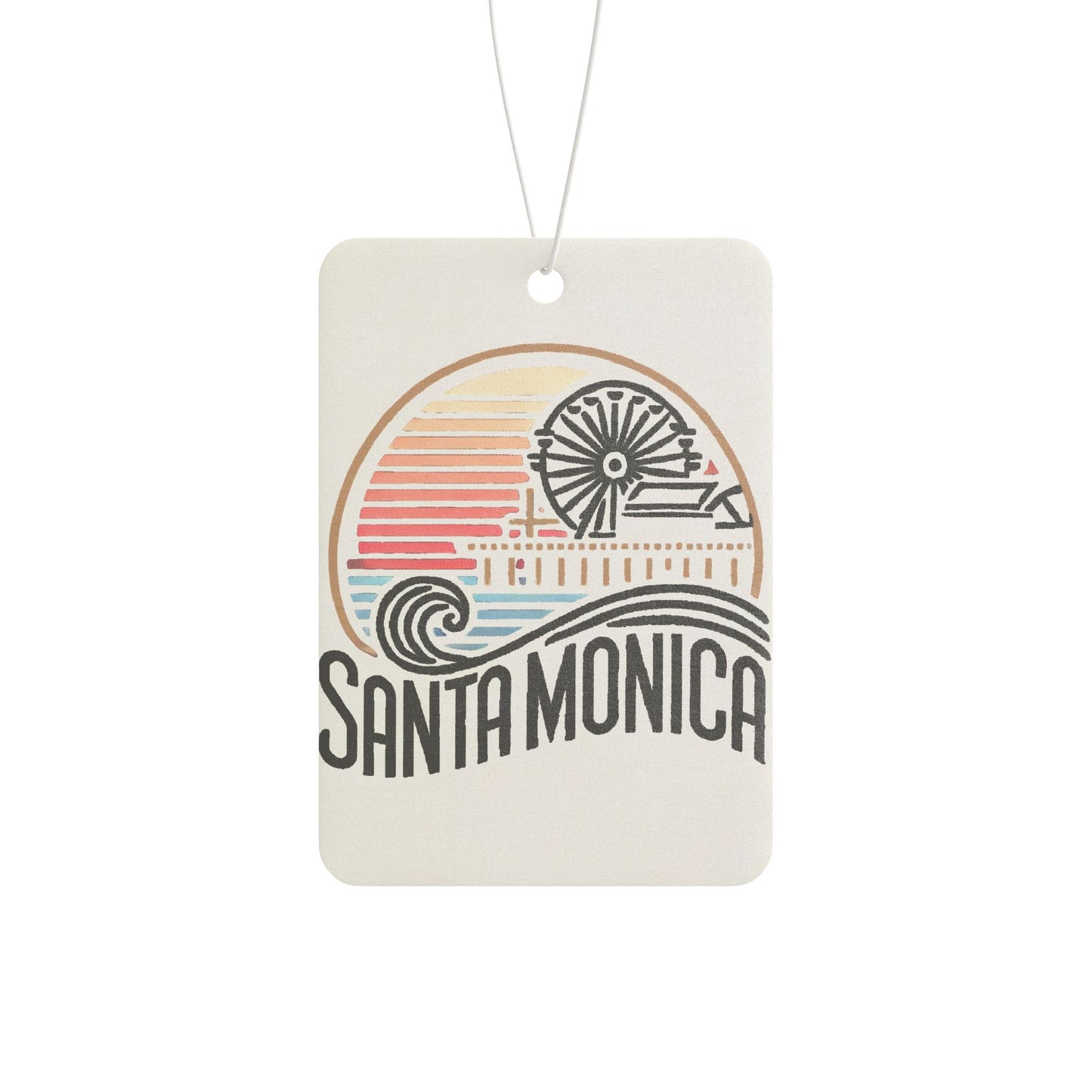 Vibrant Santa Monica Car Air Freshener