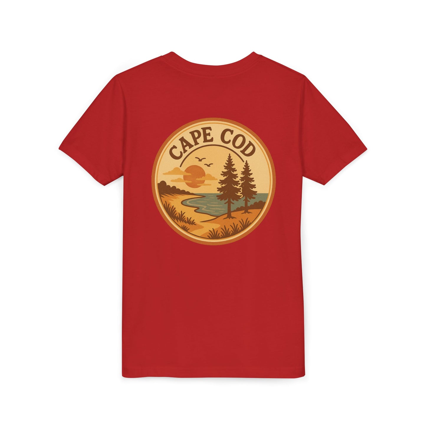 Rustic Cape Cod Unisex Youth Short Sleeve Tee