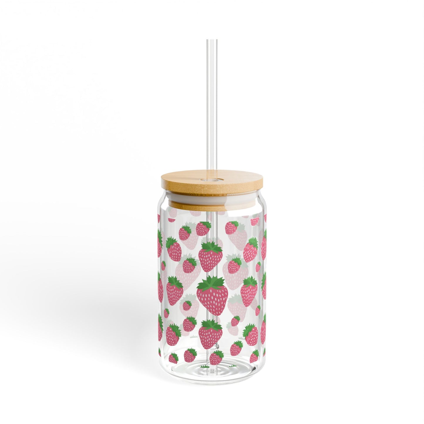 Strawberry Sipper Glass