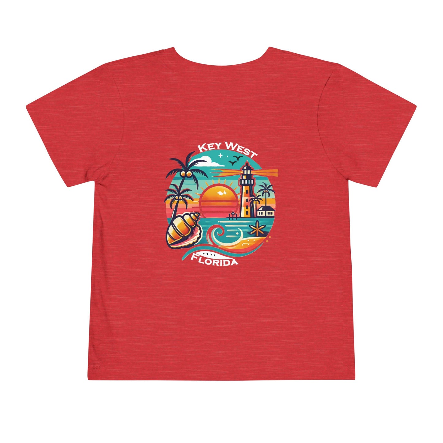 Vibrant Key West Unisex Toddler Short Sleeve Tee
