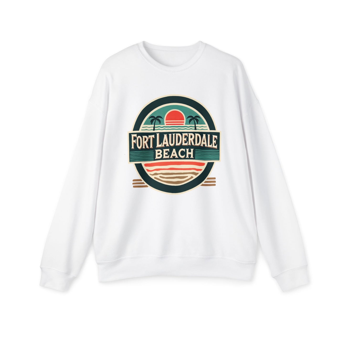 Vintage Fort Lauderdale Unisex Drop Shoulder Sweatshirt