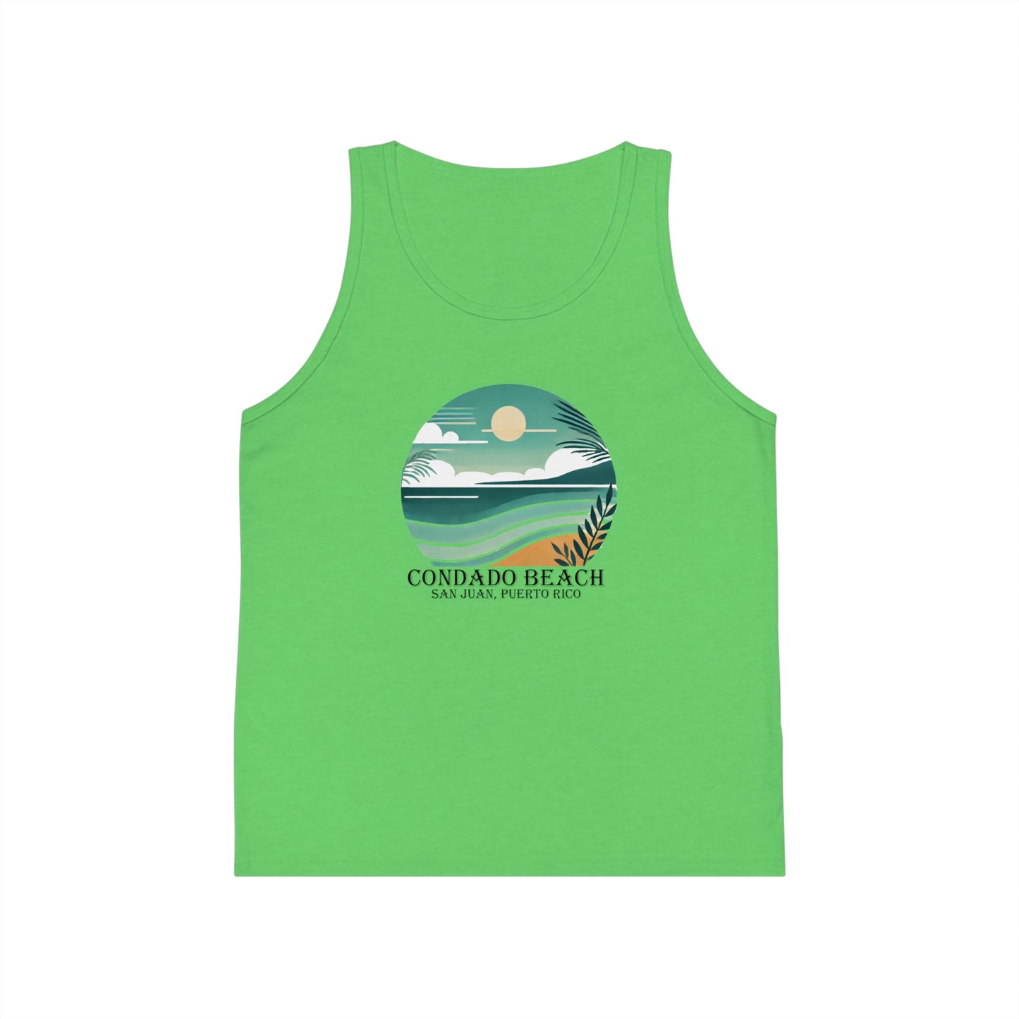 Coastal Vibes Condado Beach Unisex Kids Jersey Tank Top