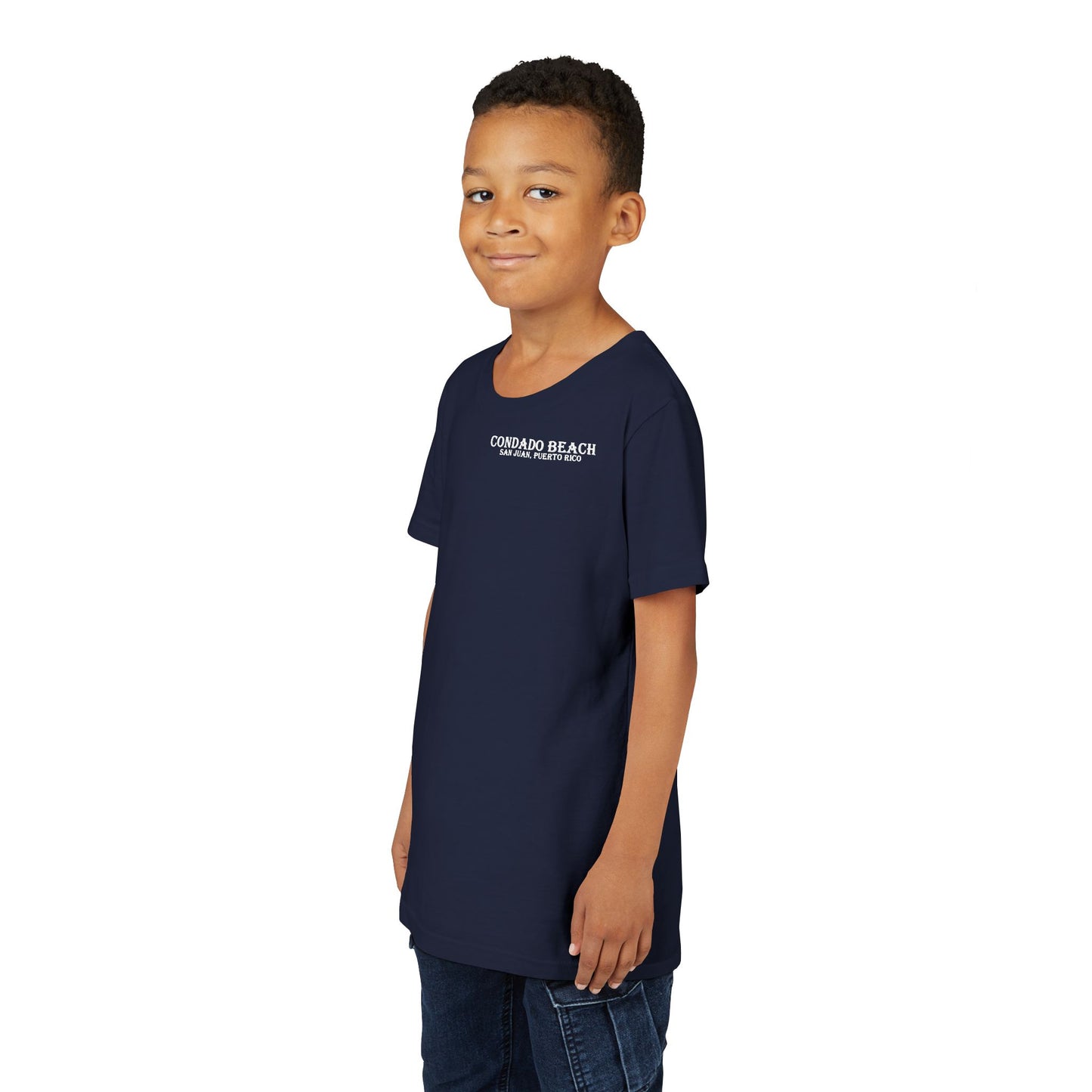 Coastal Vibes Condado Beach Unisex Youth Short Sleeve Tee