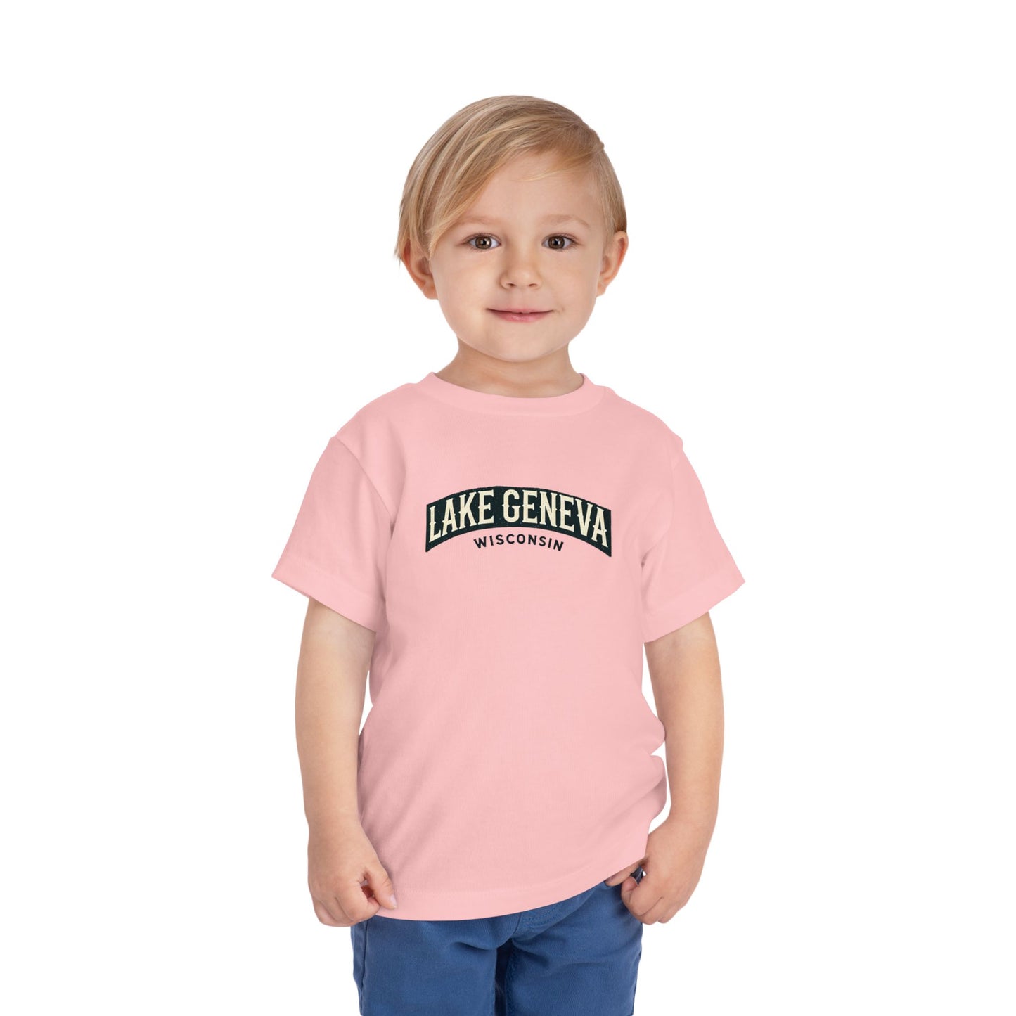 Vintage Lake Geneva Unisex Toddler Short Sleeve Tee