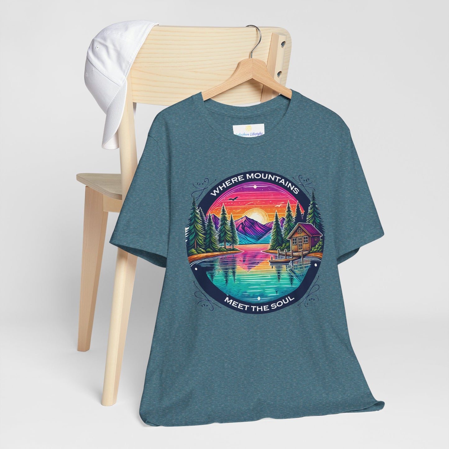 Where Mountains Meet the Soul Short Sleeve Tee