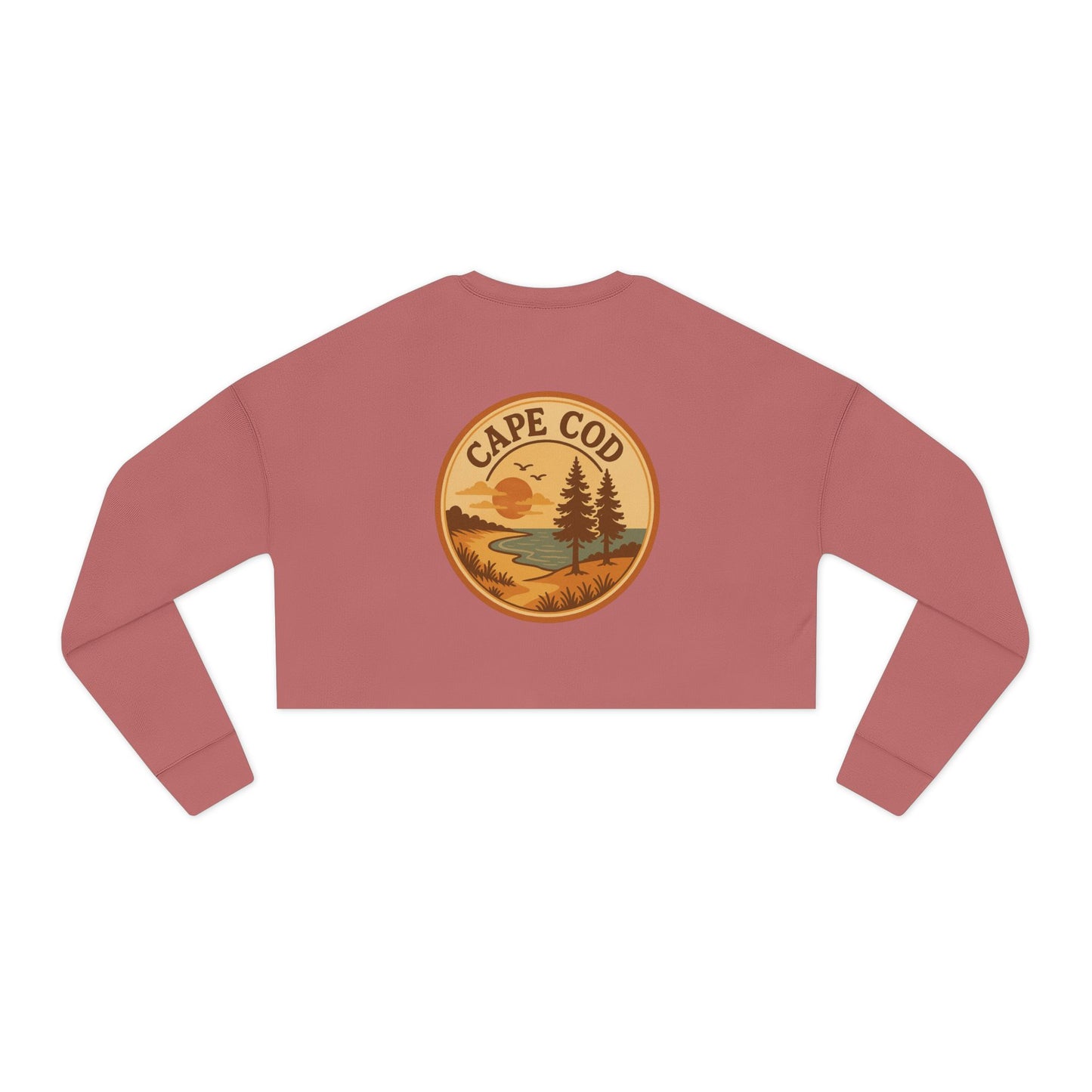 Rustic Cape Cod Women's Cropped Sweatshirt