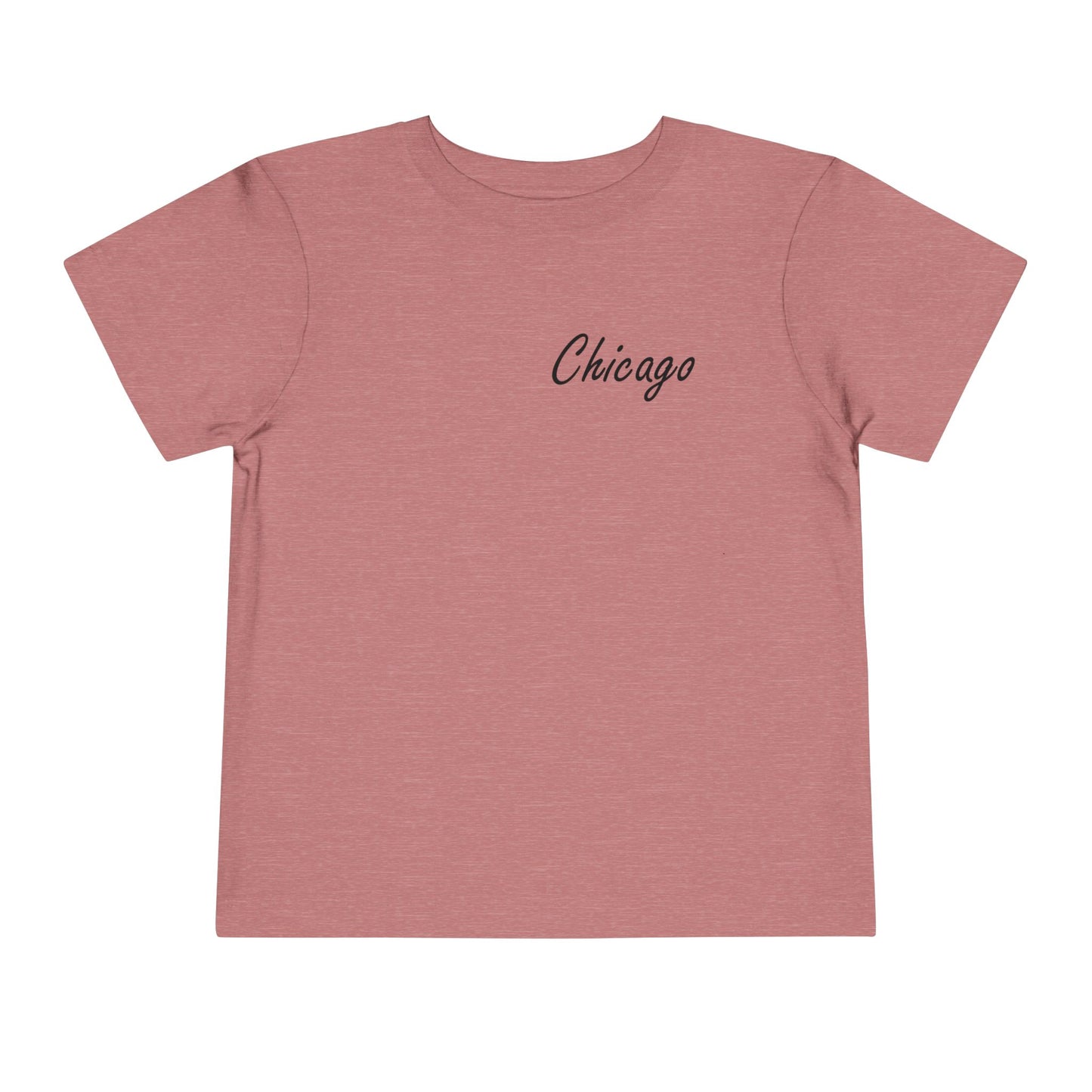 Elegant Chicago Skyline Unisex Toddler Short Sleeve Tee