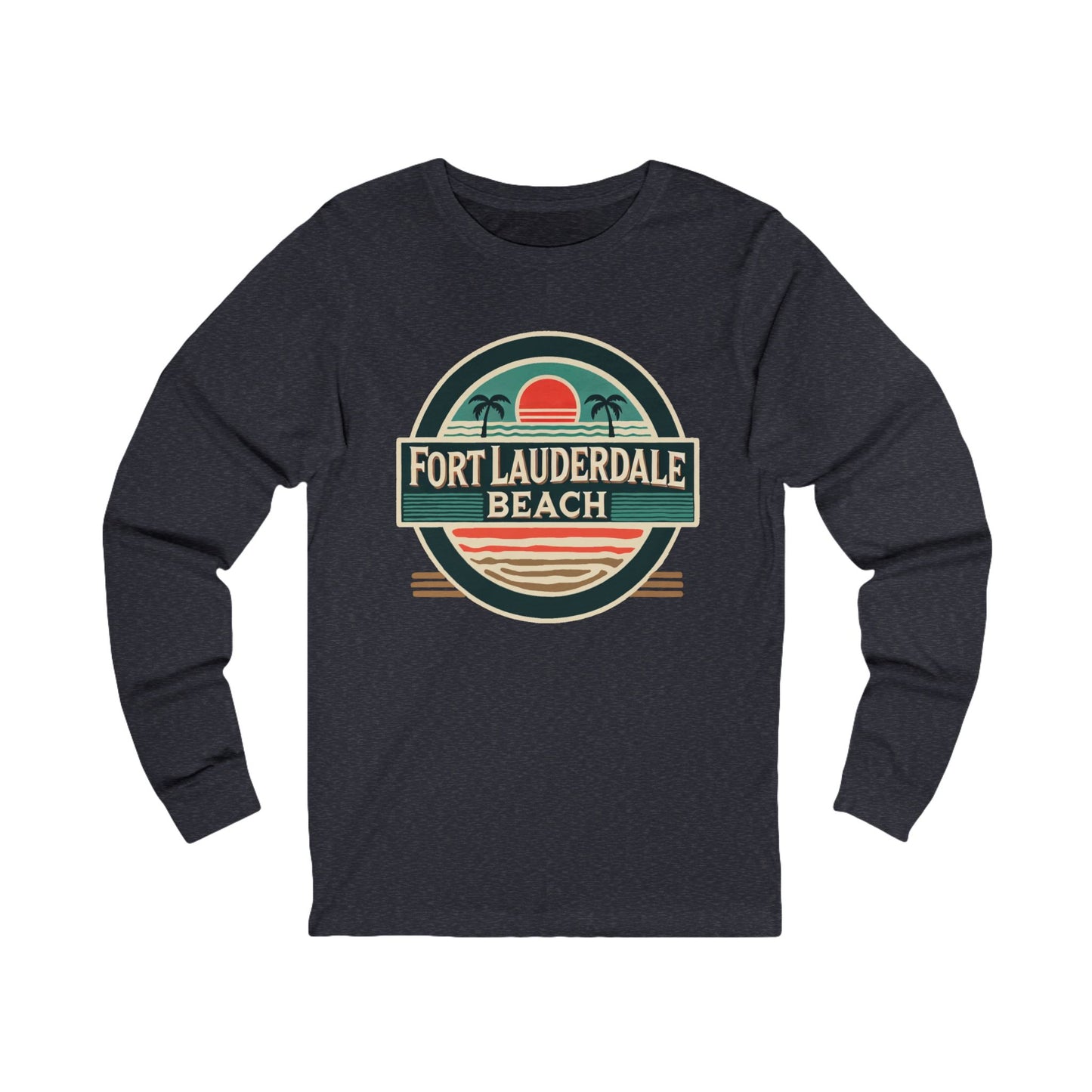 Vintage Fort Lauderdale Unisex Jersey Long Sleeve Tee
