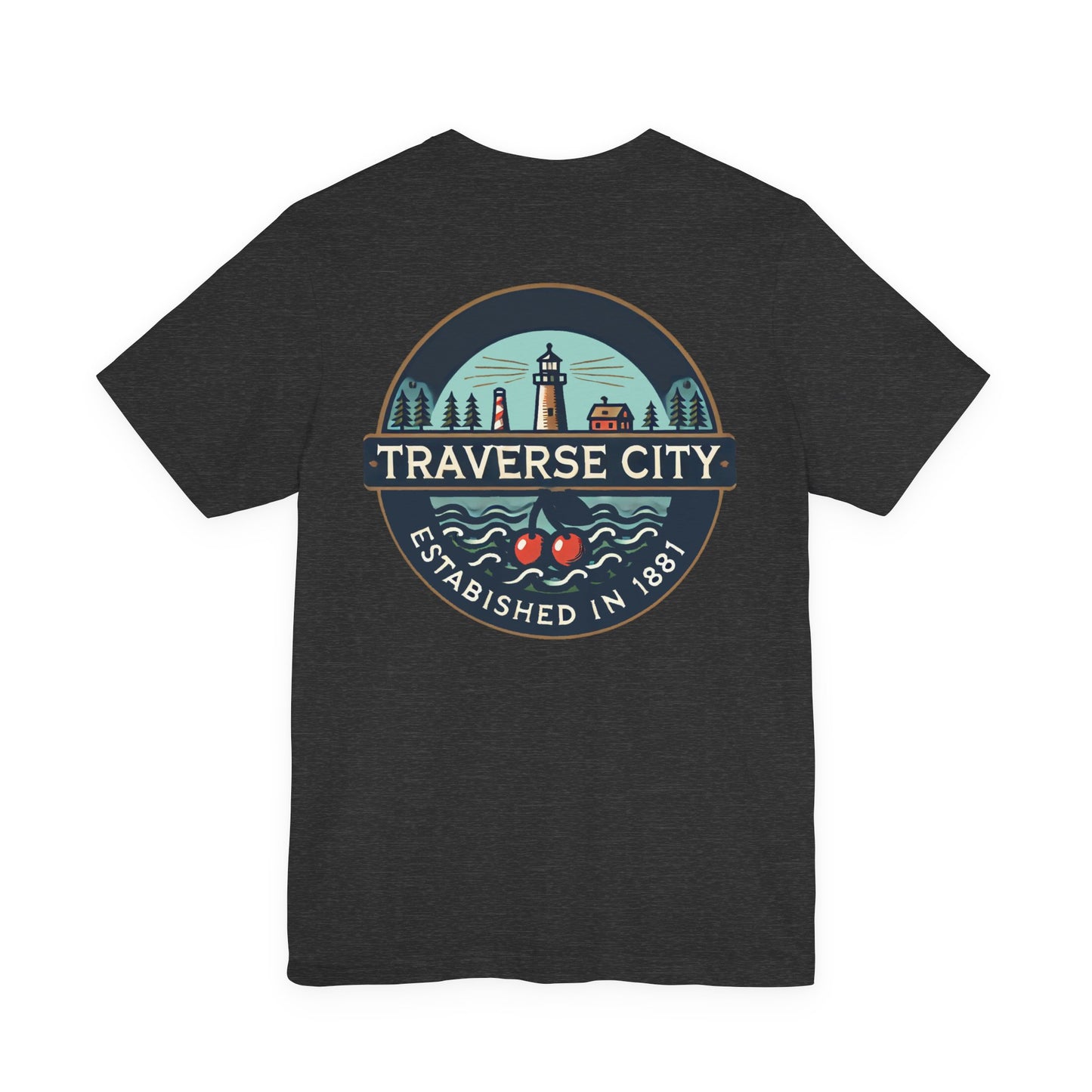 Vintage Traverse City Unisex Jersey Short Sleeve Tee