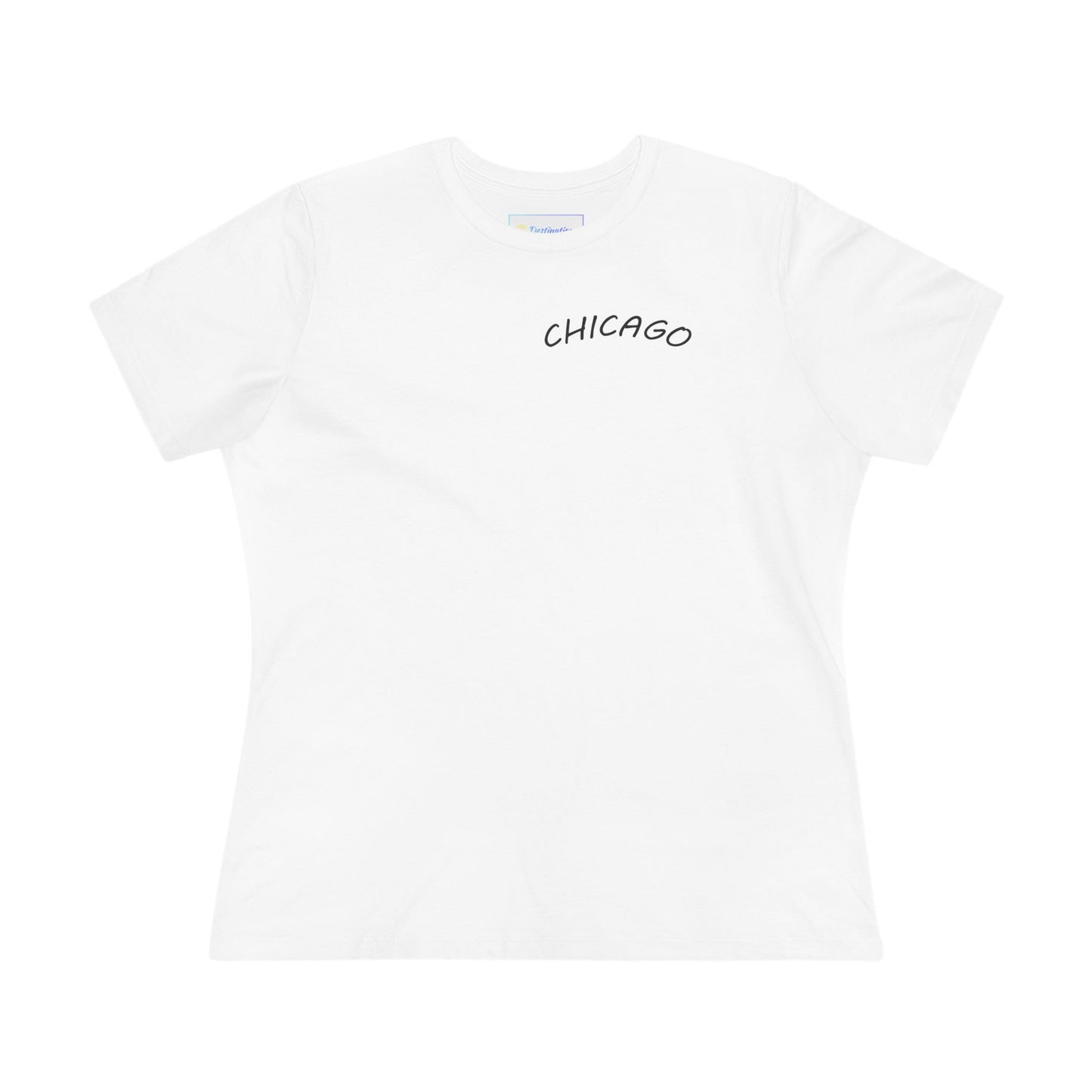 Retro Chicago Sunset Women's Cotton Tee