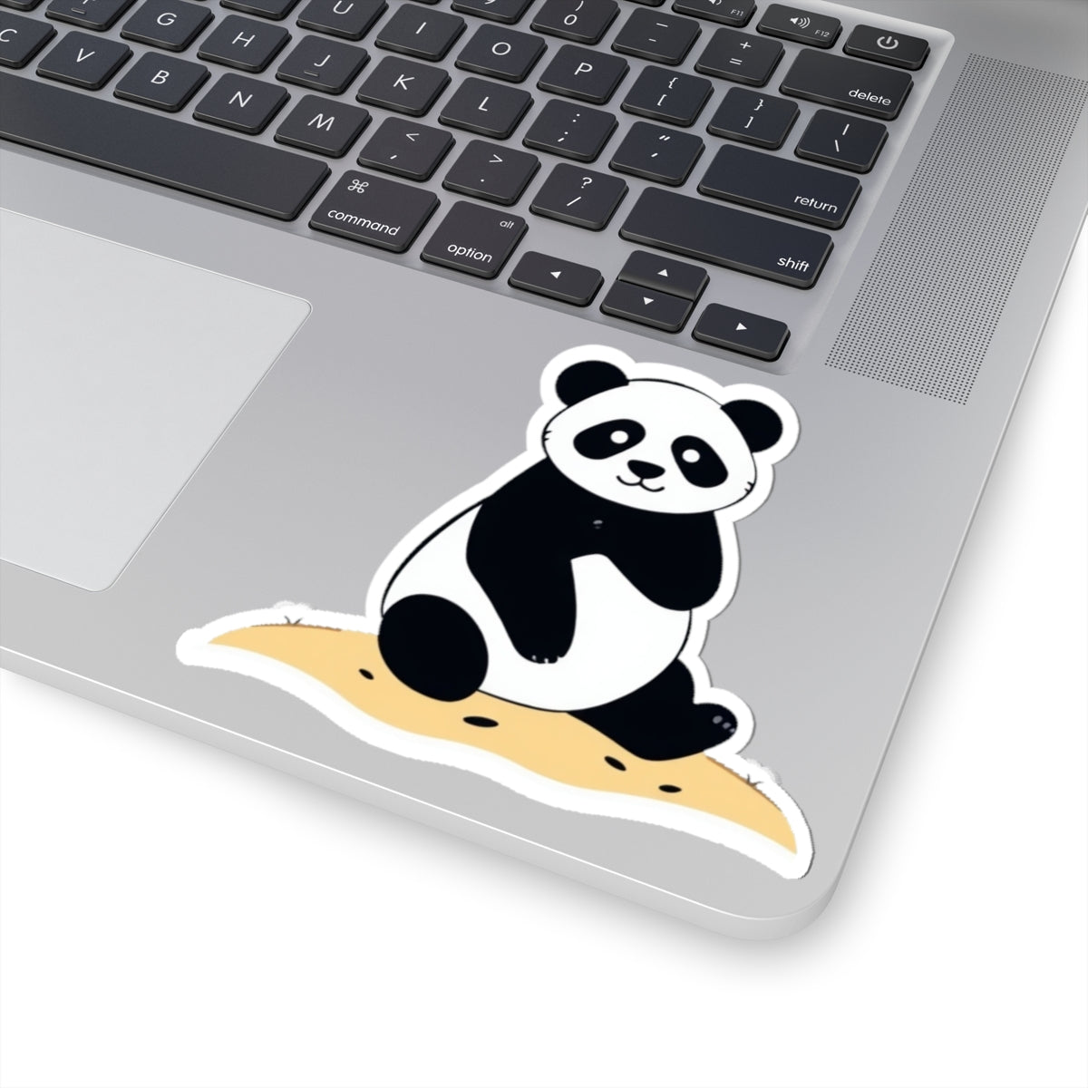 Beach Panda Kiss-Cut Sticker