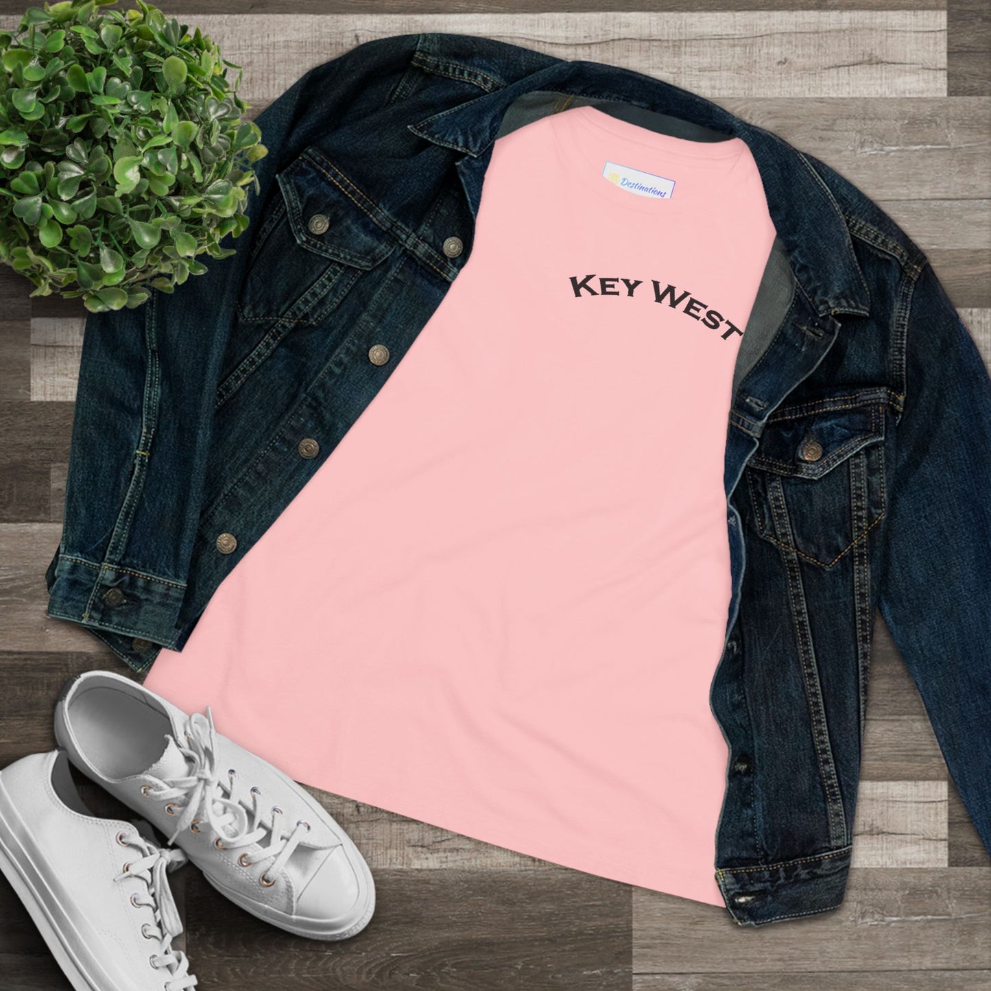 Vibrant Key West Women's Cotton Tee
