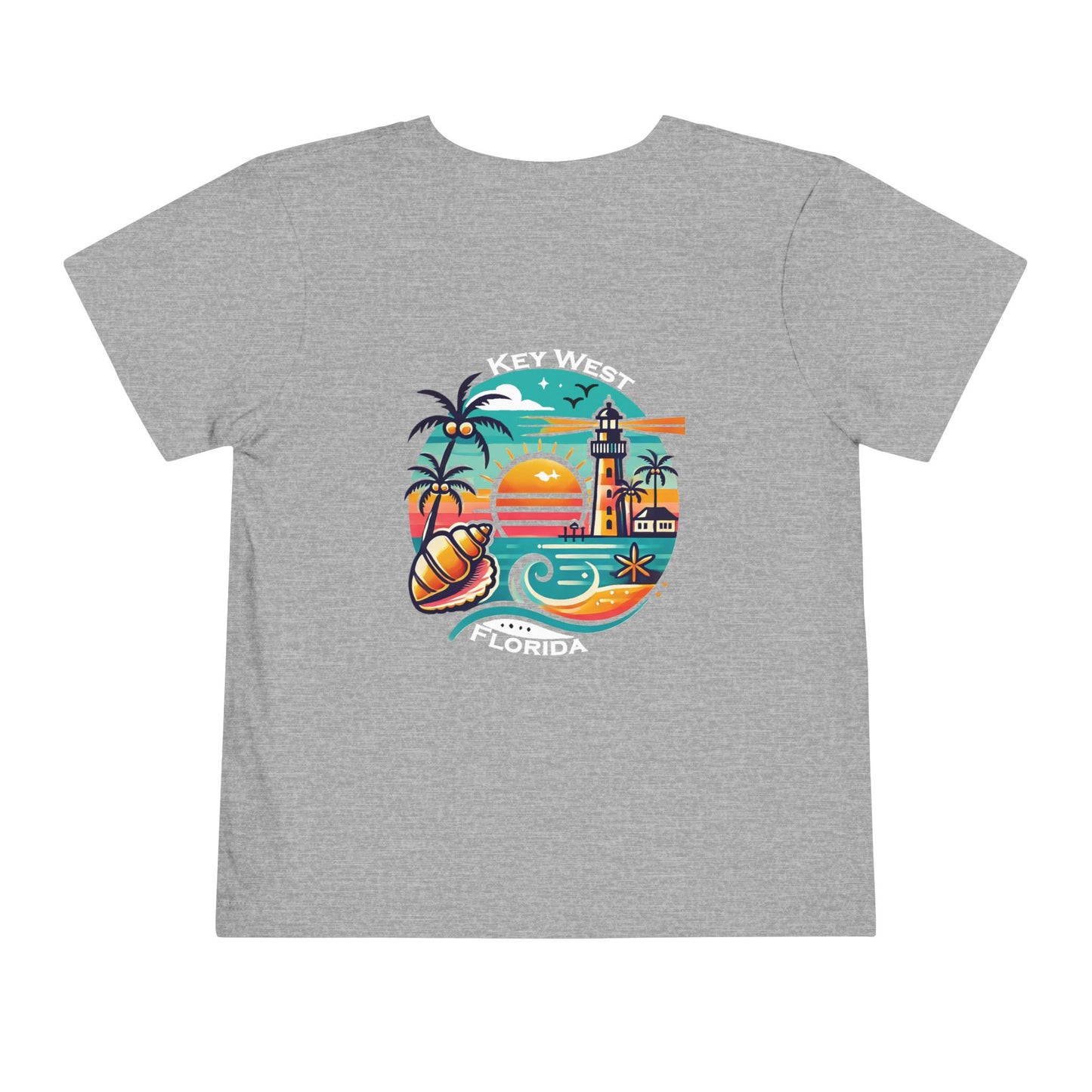 Vibrant Key West Unisex Toddler Short Sleeve Tee