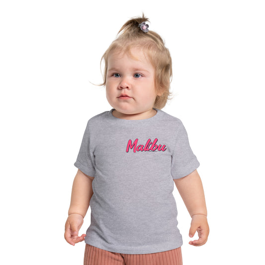 Retro Malibu Unisex Baby Short Sleeve T-Shirt