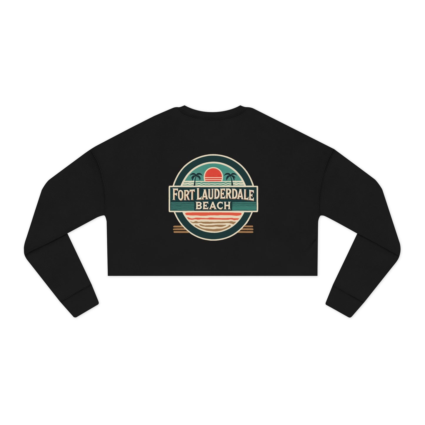 Vintage Fort Lauderdale Women's Cropped Sweatshirt