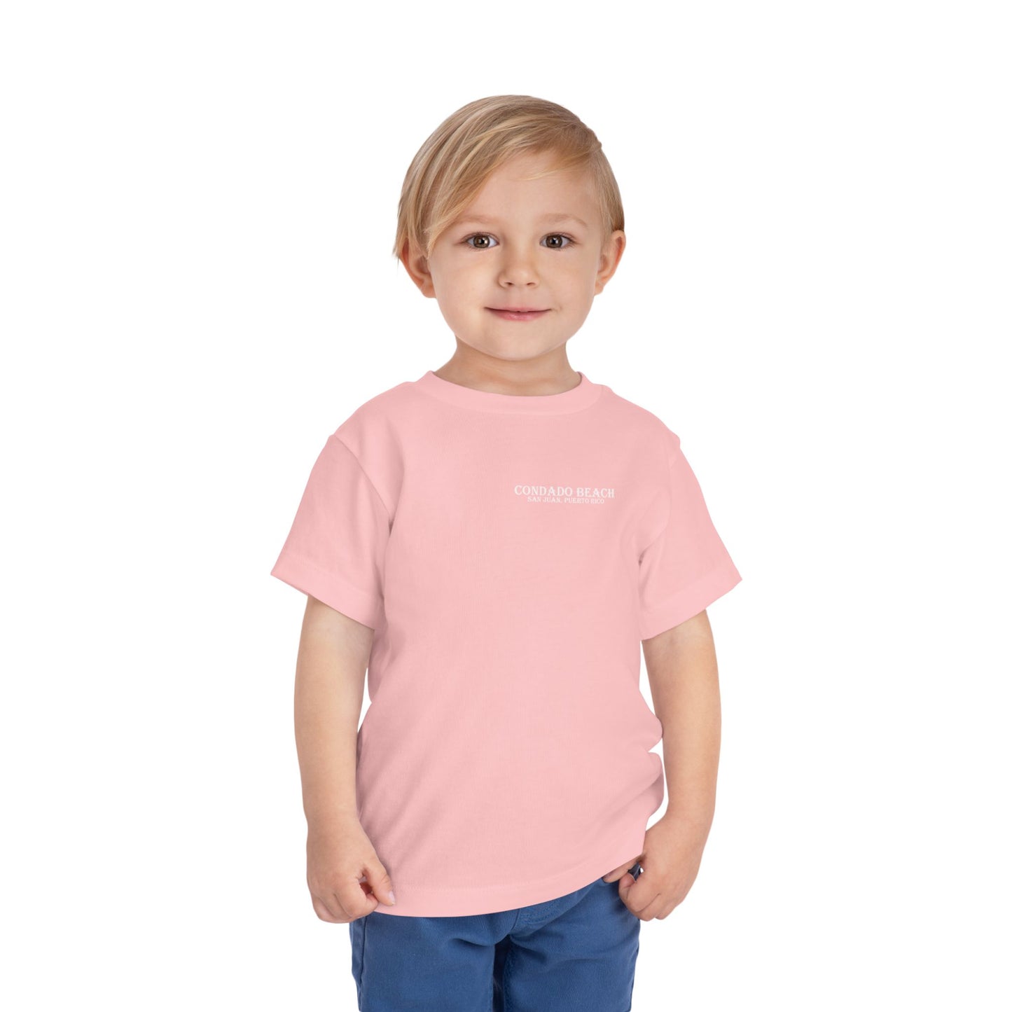 Coastal Vibes Condado Beach Unisex Toddler Short Sleeve Tee