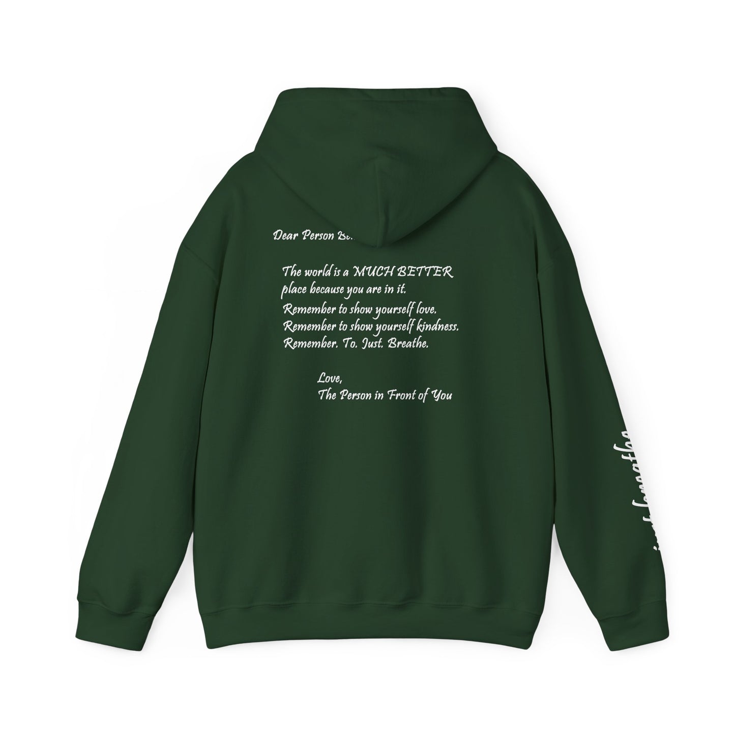 You Are Enough - Mental Health Awareness Cotton Hoodie