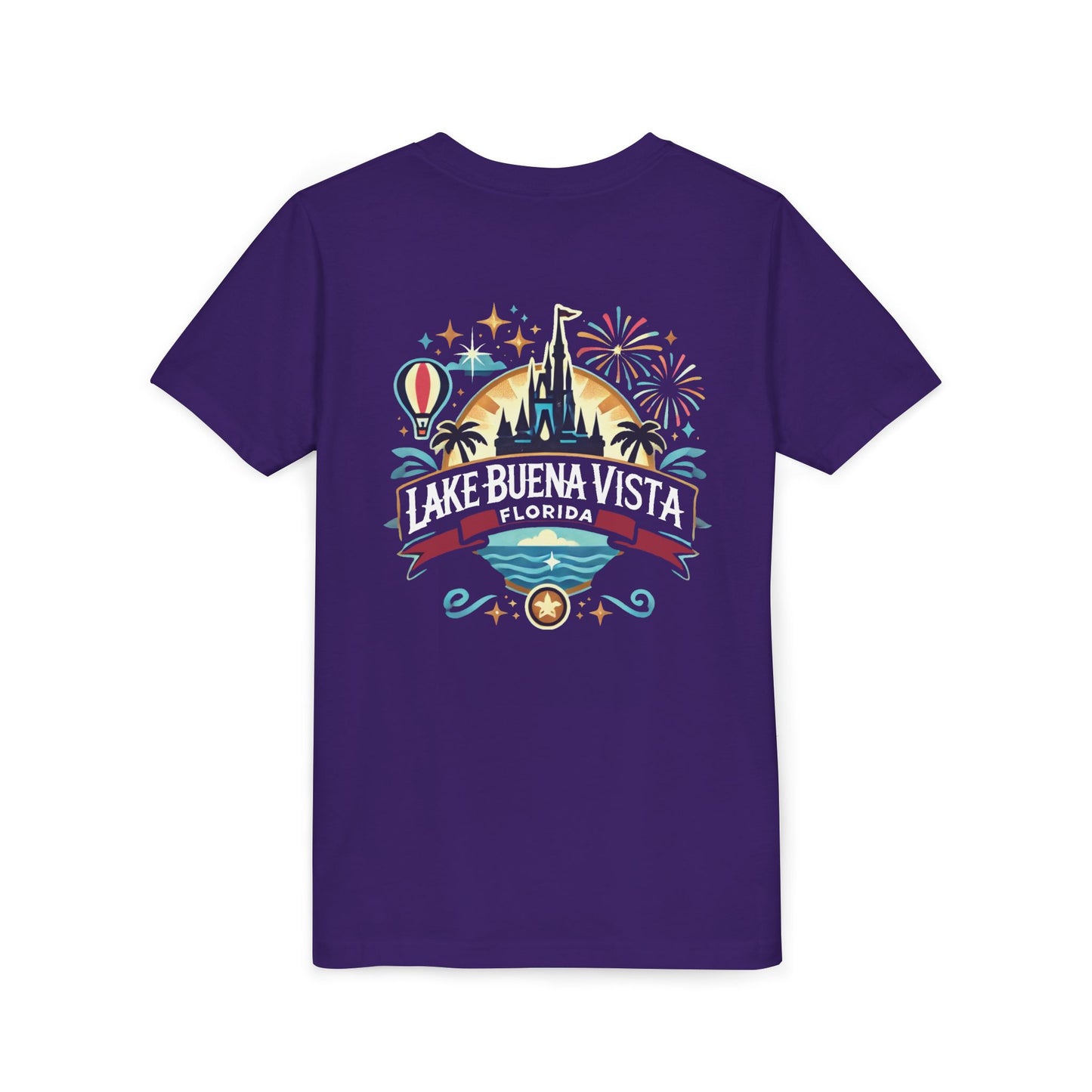 Adventurous Lake Buena Vista Unisex Youth Short Sleeve Tee