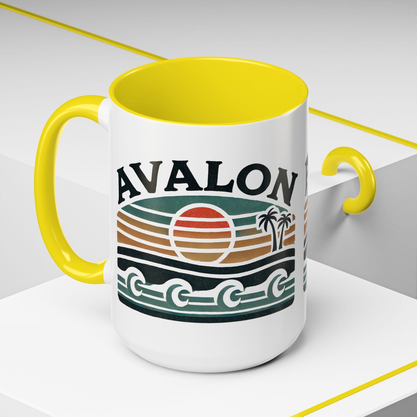 Retro Avalon Accent Coffee Mug