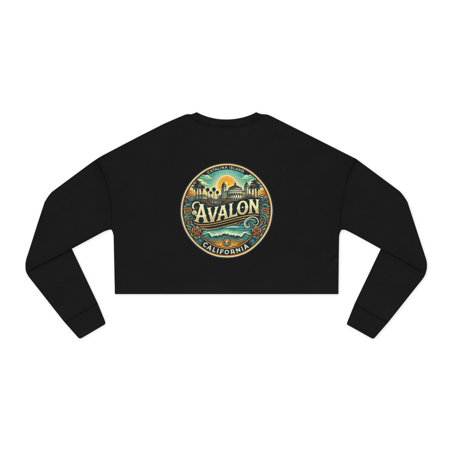 Elegant Avalon Women's Cropped Sweatshirt
