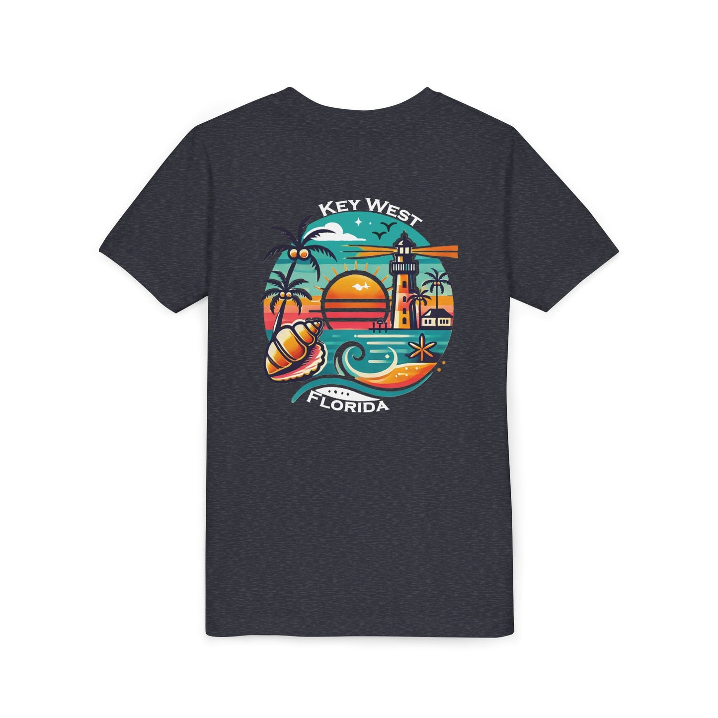 Vibrant Key West Youth Short Sleeve Tee