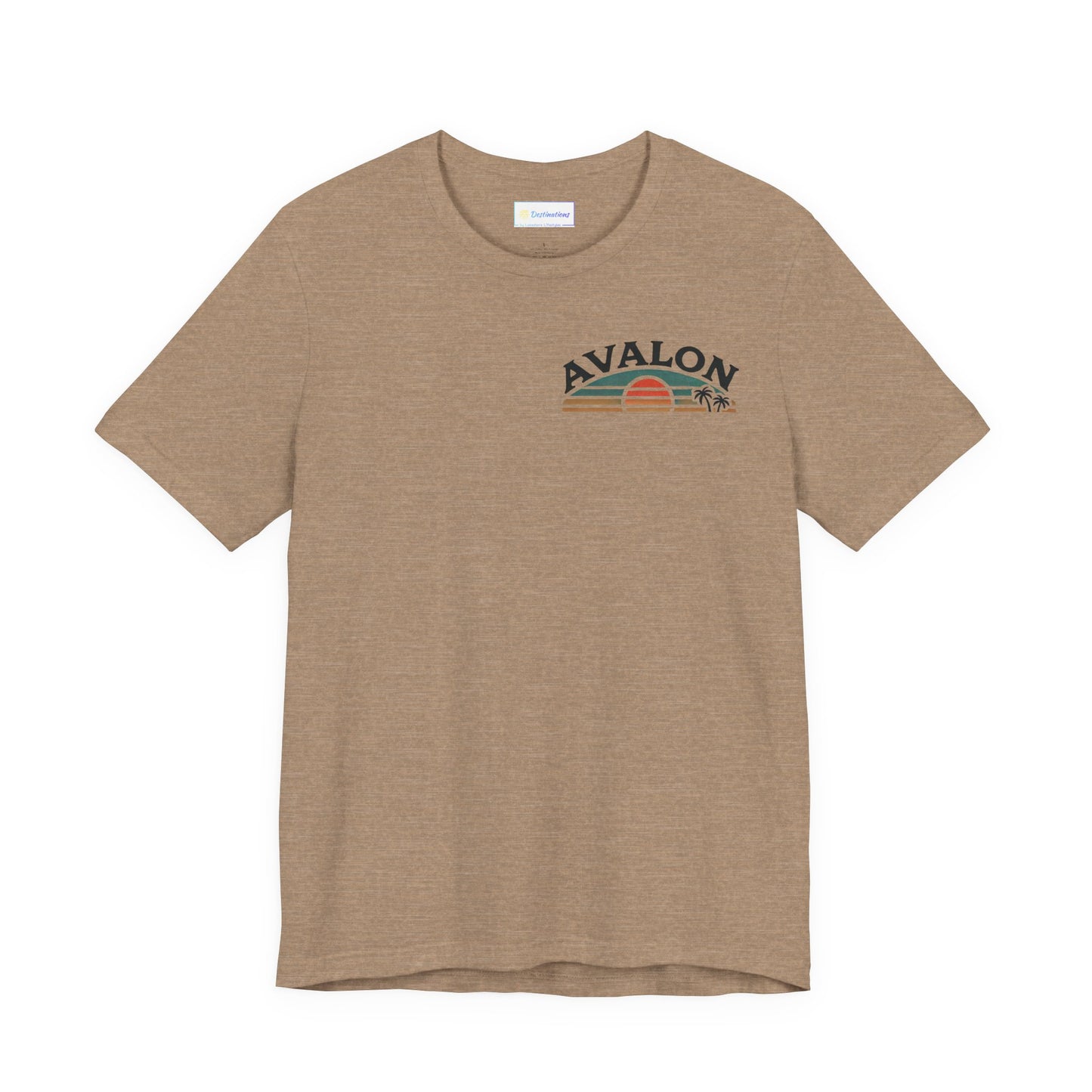 Retro Avalon Sunset Unisex Jersey Tee