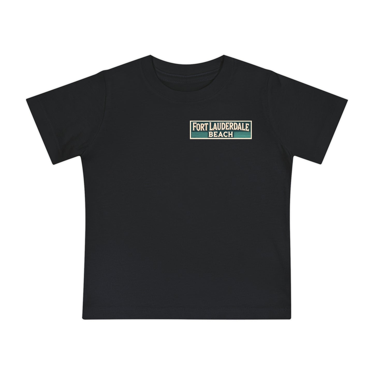 Vintage Fort Lauderdale Unisex Baby Short Sleeve T-Shirt