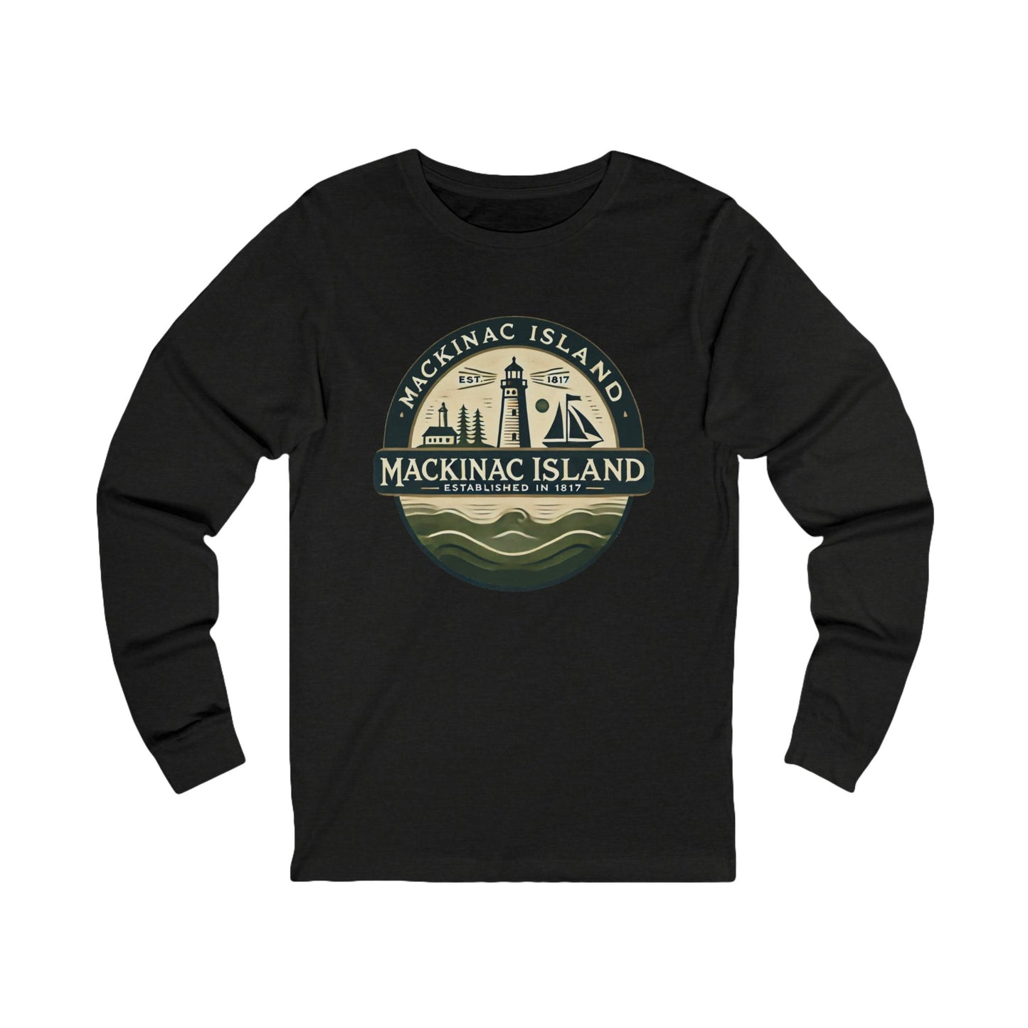 Vintage Mackinac Island Unisex Jersey Long Sleeve Tee