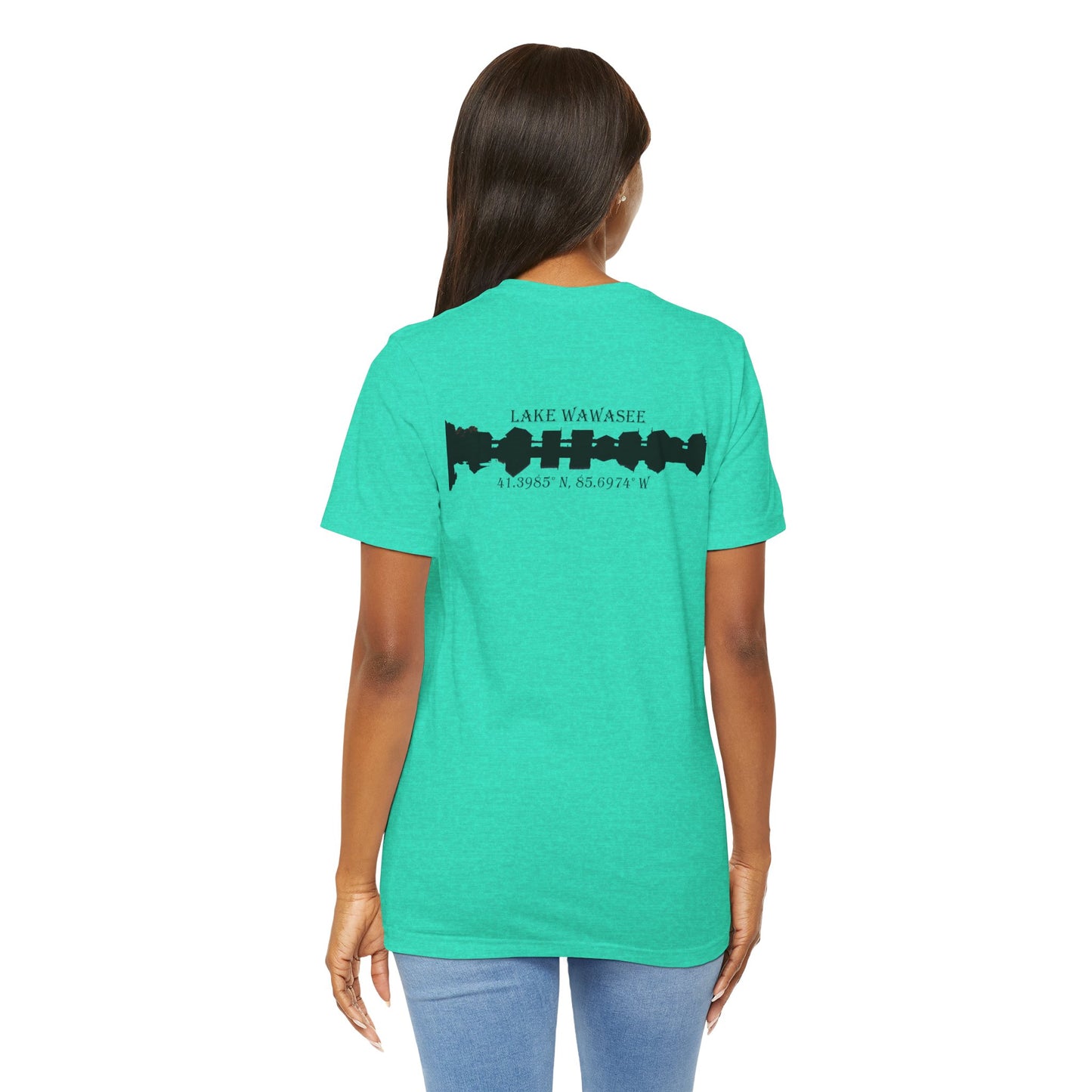 Latitudes Lake Wawasee Unisex Jersey Short Sleeve Tee