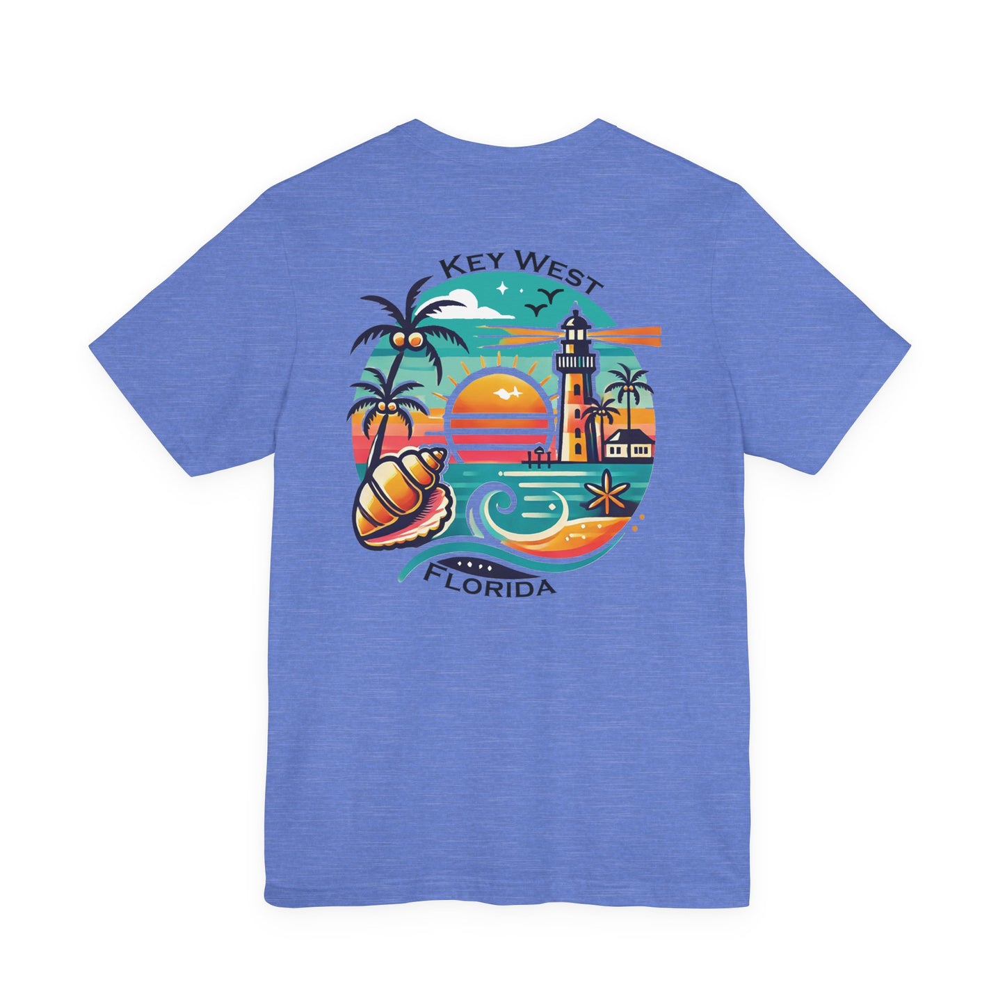 Vibrant Key West Unisex Jersey Short Sleeve Tee