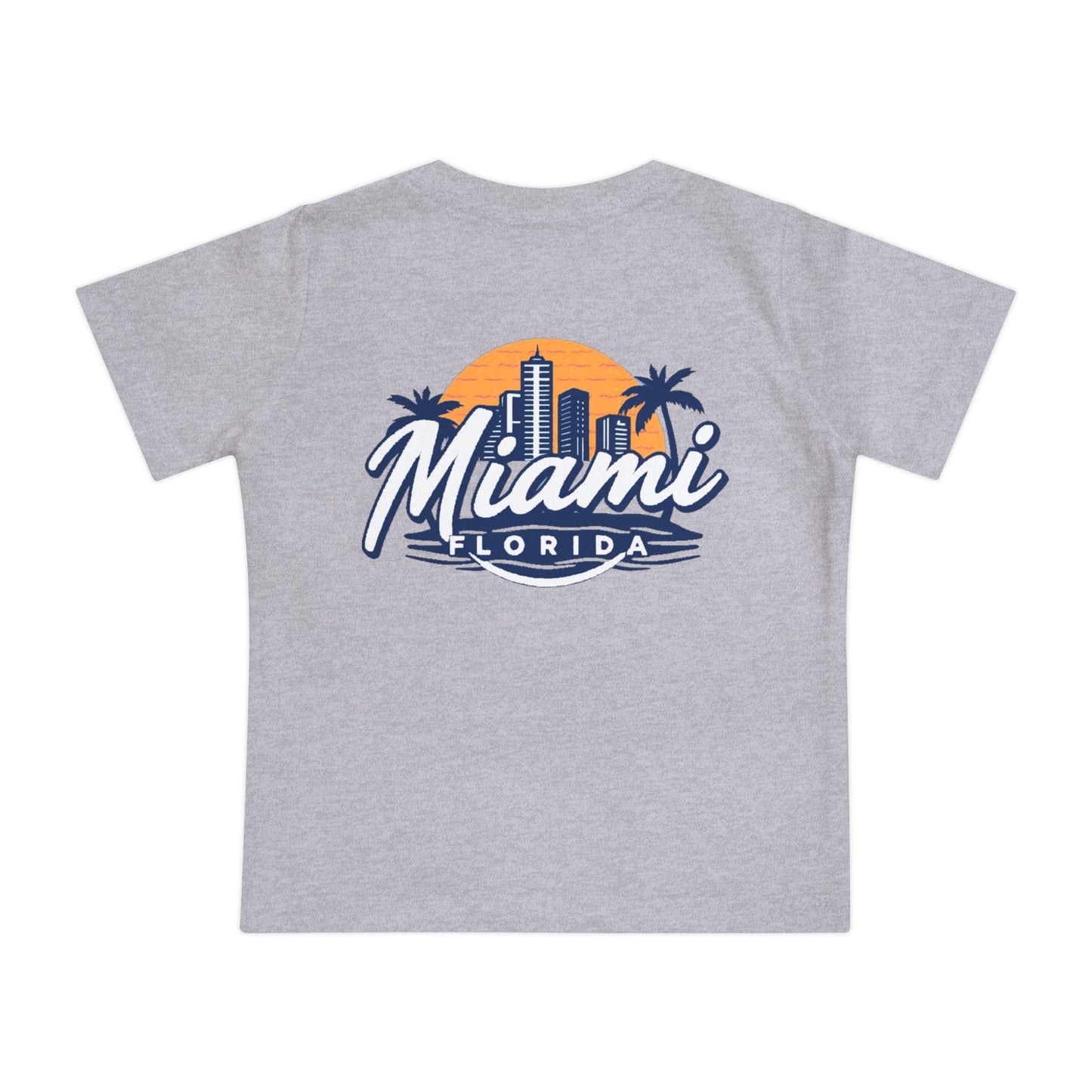 Retro Miami Unisex Baby Short Sleeve T-Shirt