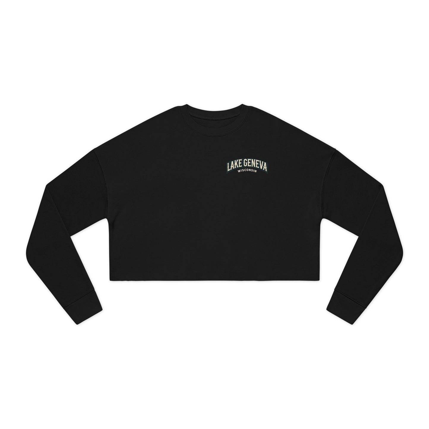 Vintage Lake Geneva Women's Cropped Sweatshirt