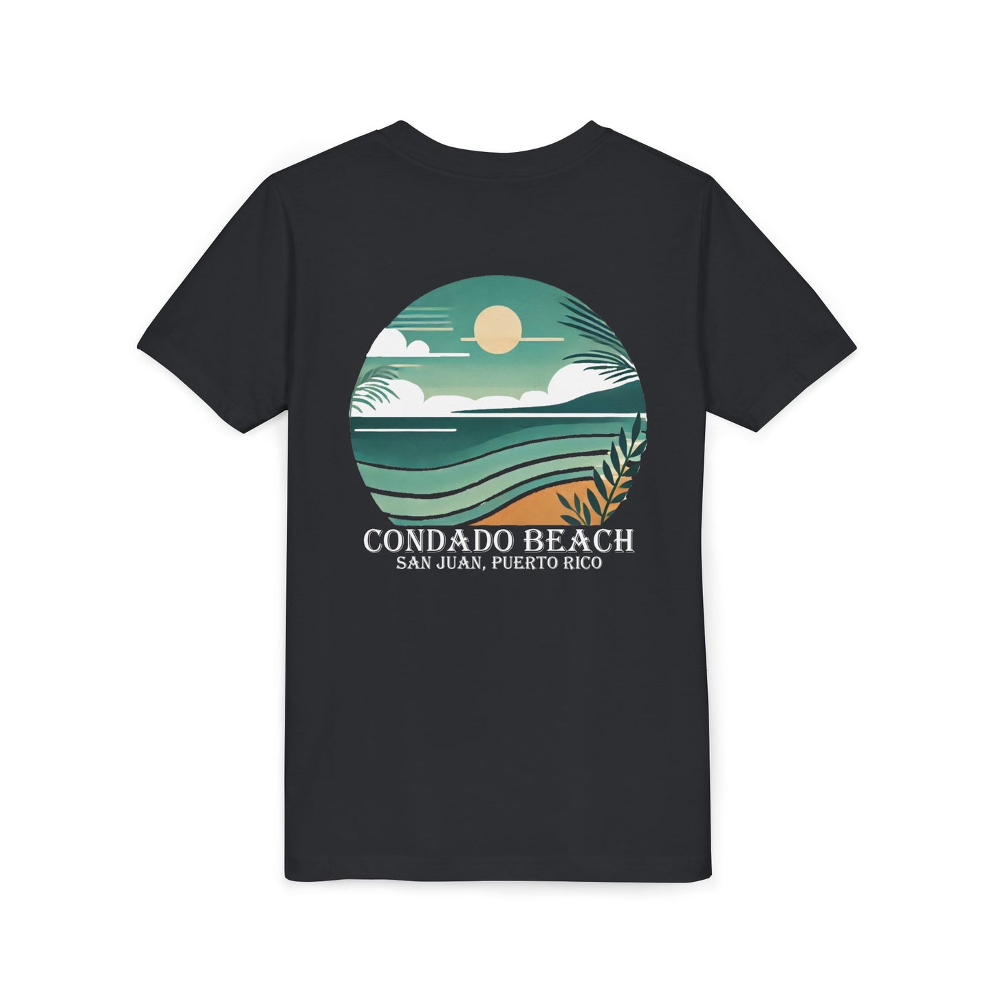 Coastal Vibes Condado Beach Unisex Youth Short Sleeve Tee