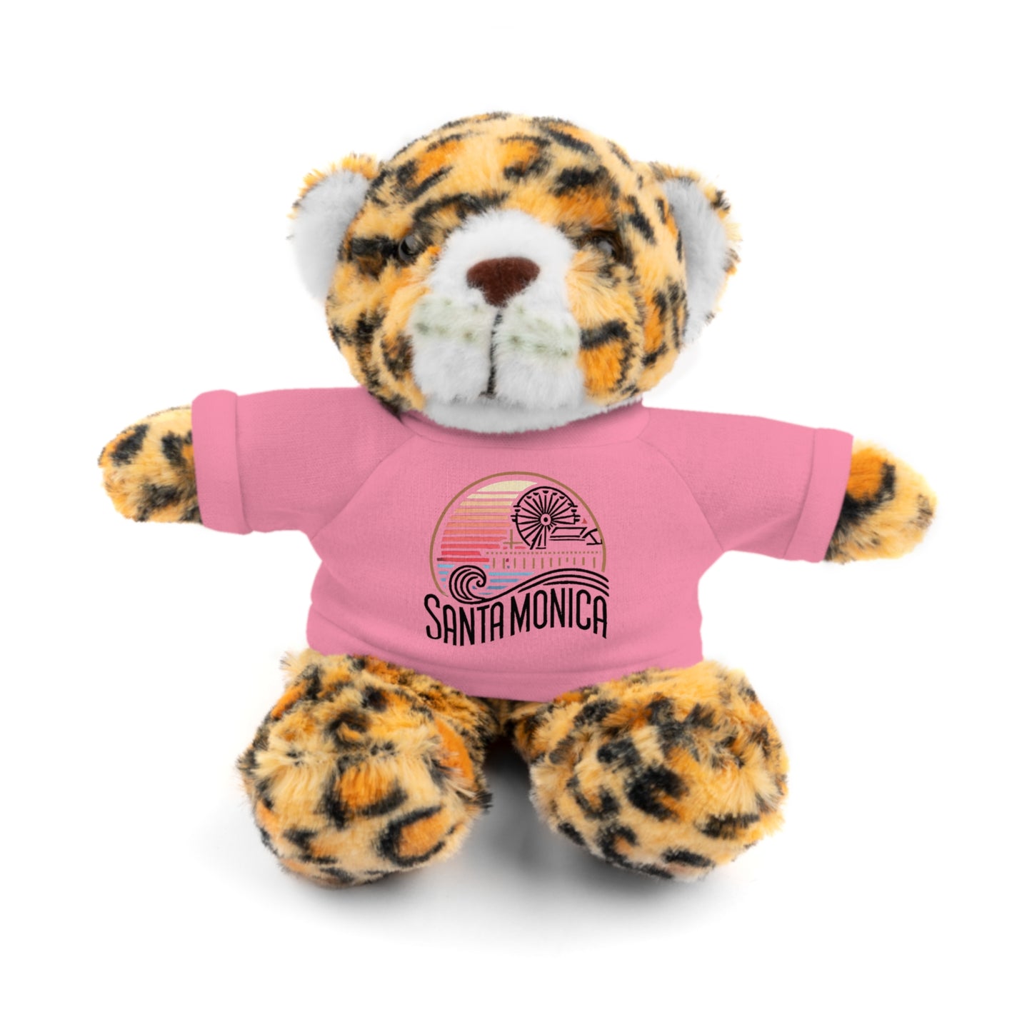 Vibrant Santa Monica Stuffed Animals with Tee