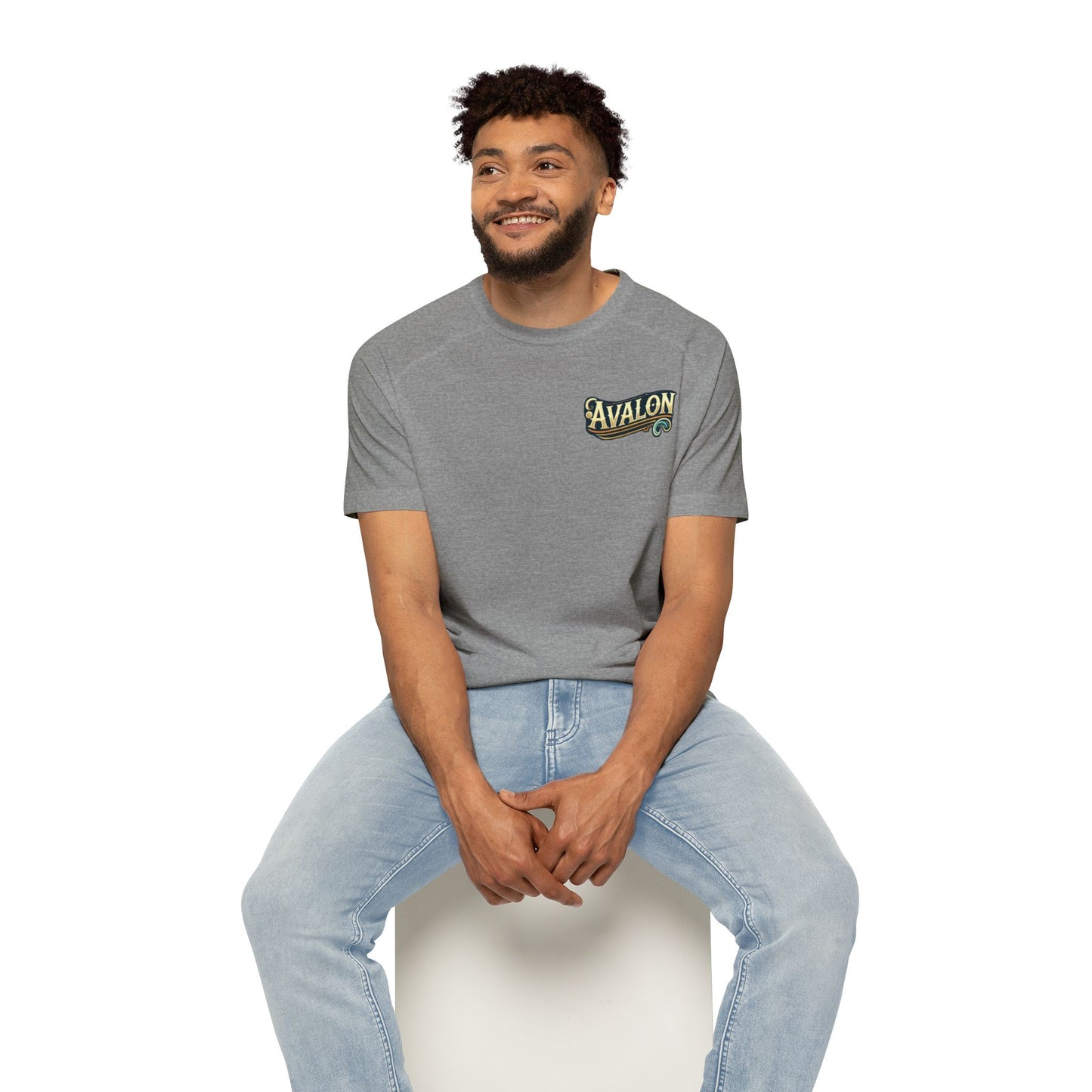 Elegant Avalon Men's Raglan T-Shirt